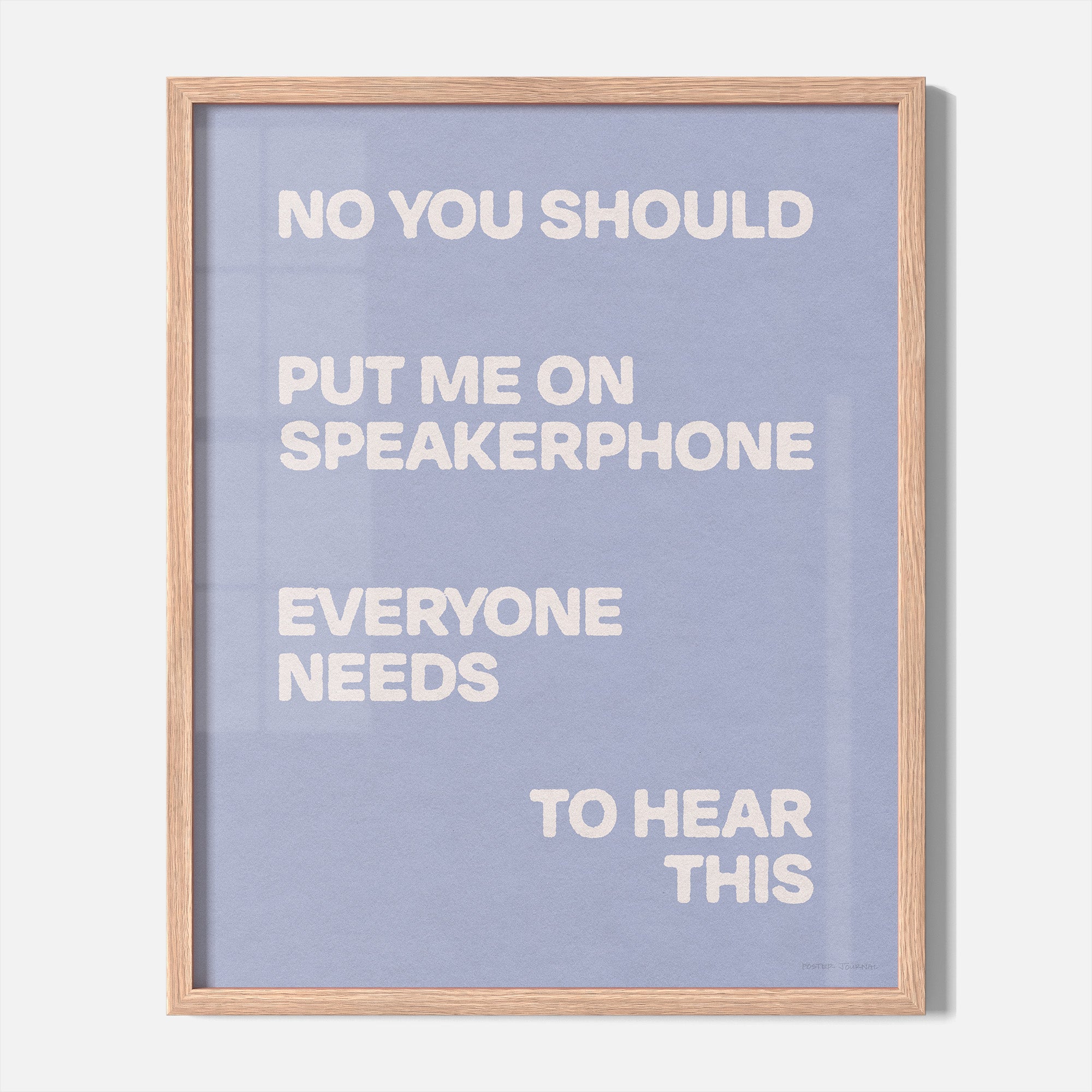 SPEAKERPHONE PRINT