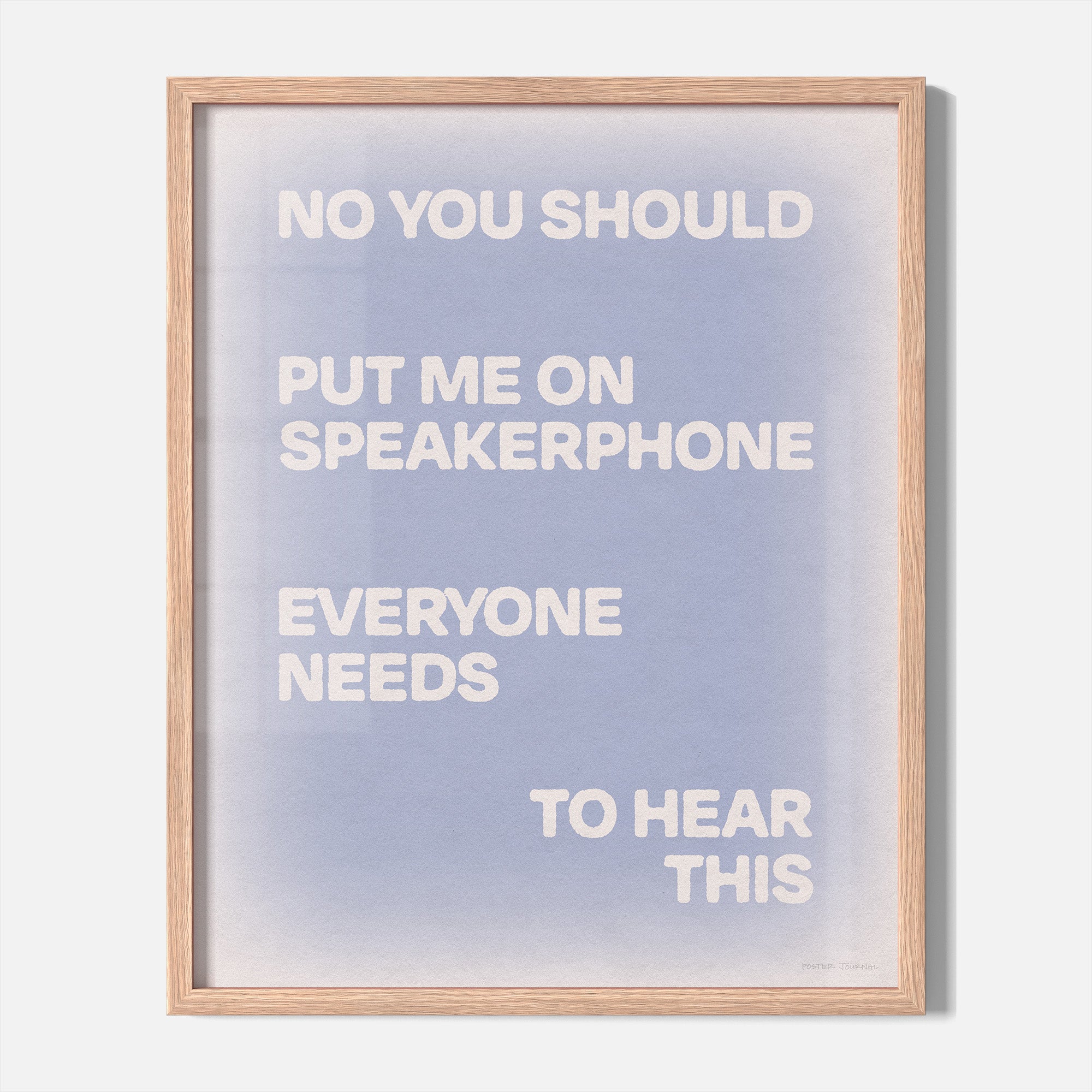 SPEAKERPHONE PRINT