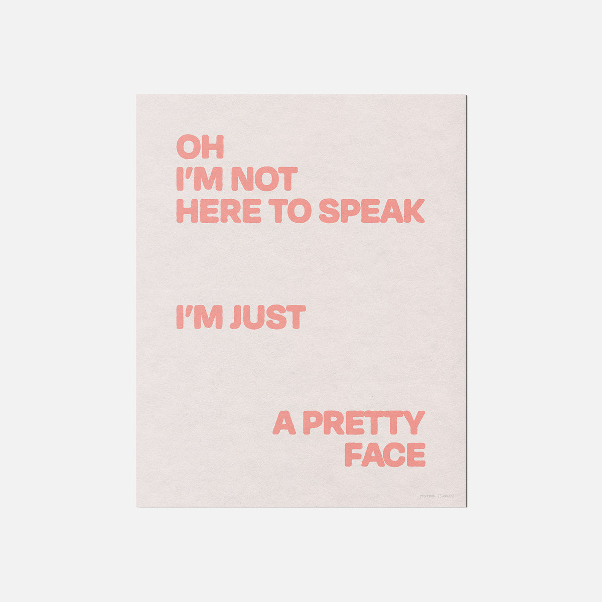 SPEAK PRINT
