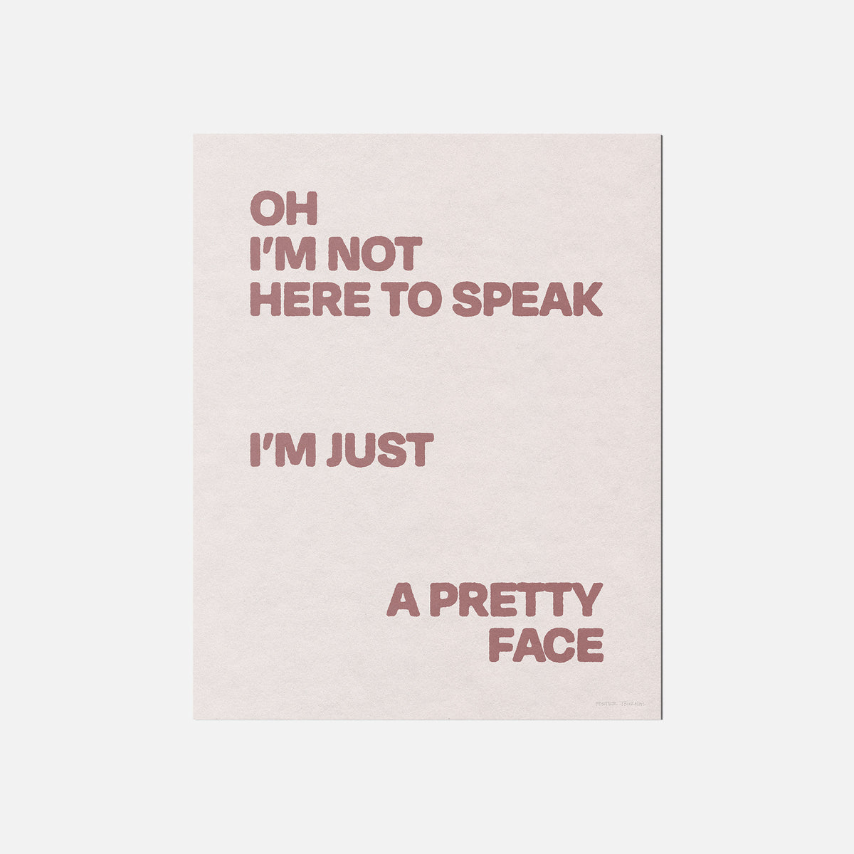 SPEAK PRINT