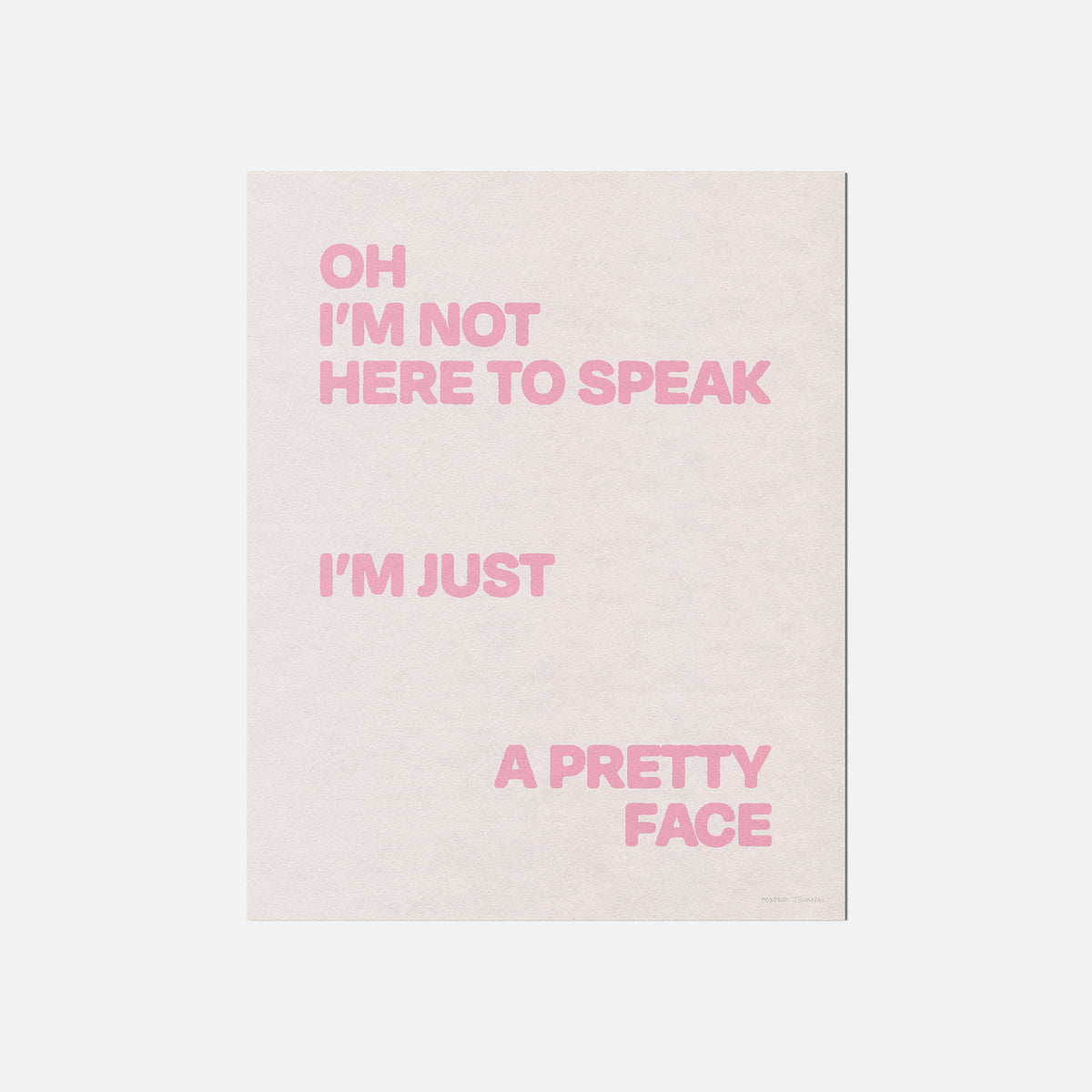SPEAK PRINT