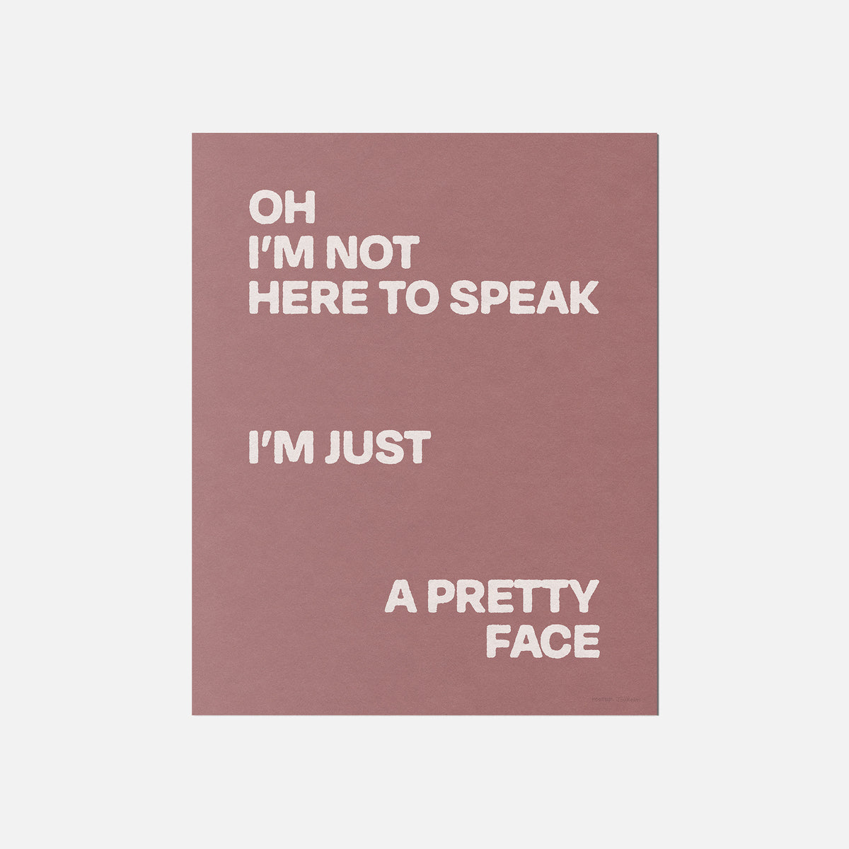 SPEAK PRINT
