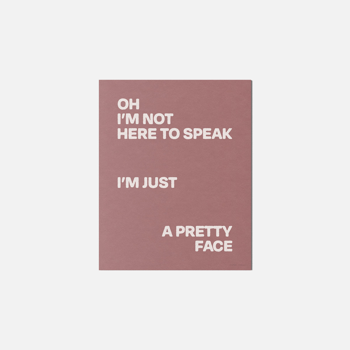 SPEAK PRINT