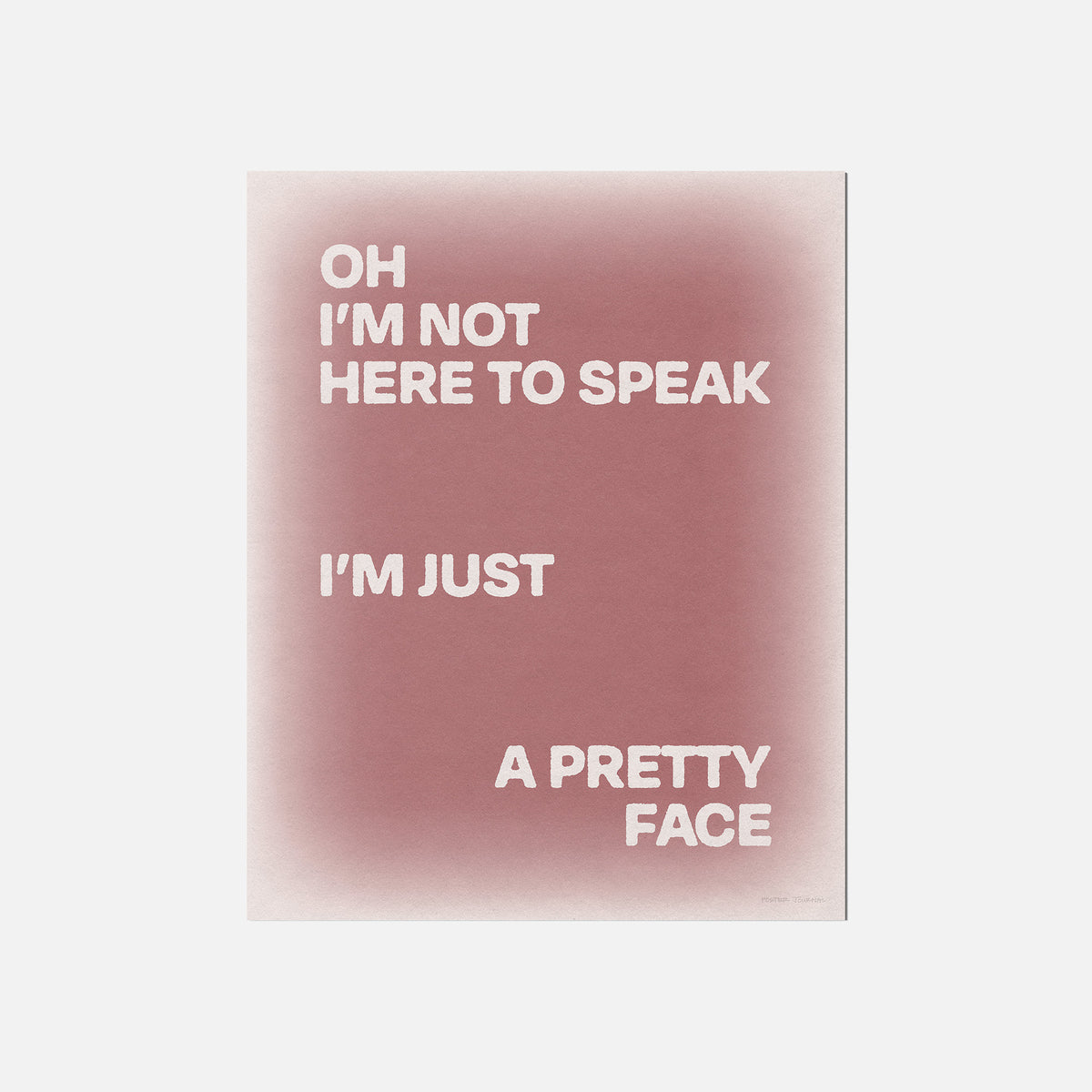 SPEAK PRINT