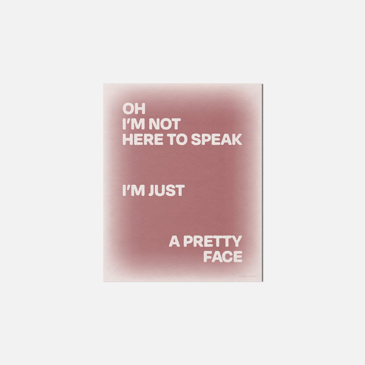 SPEAK PRINT