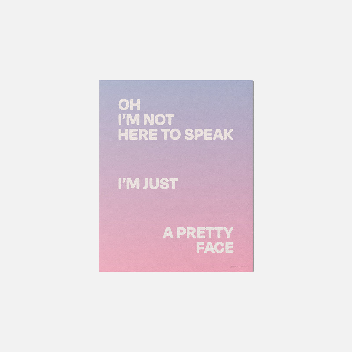 SPEAK PRINT