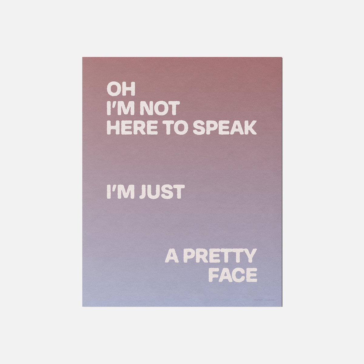SPEAK PRINT