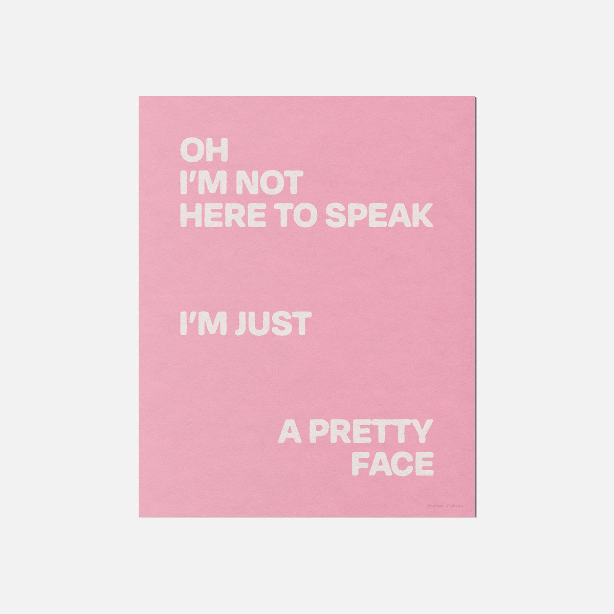 SPEAK PRINT