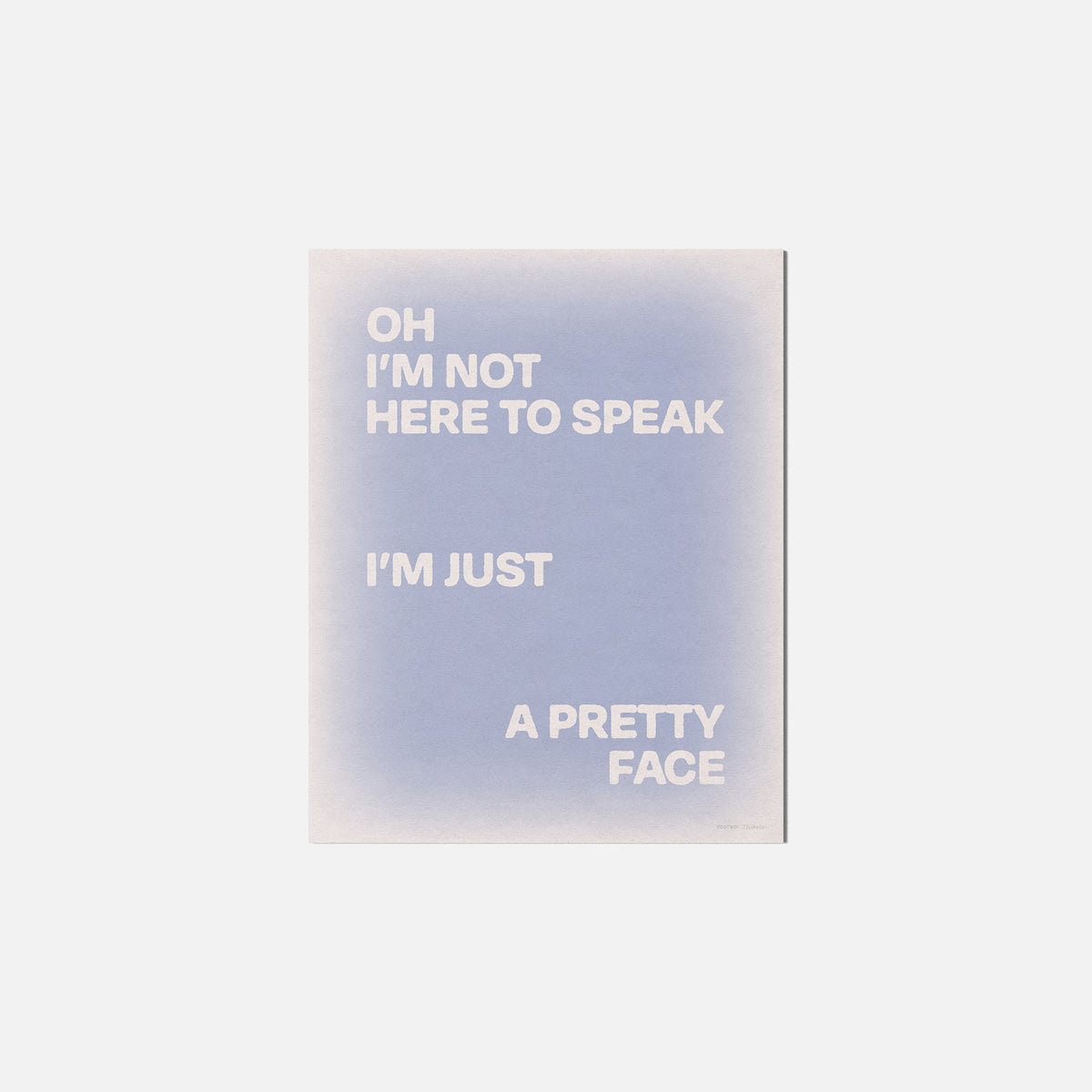 SPEAK PRINT