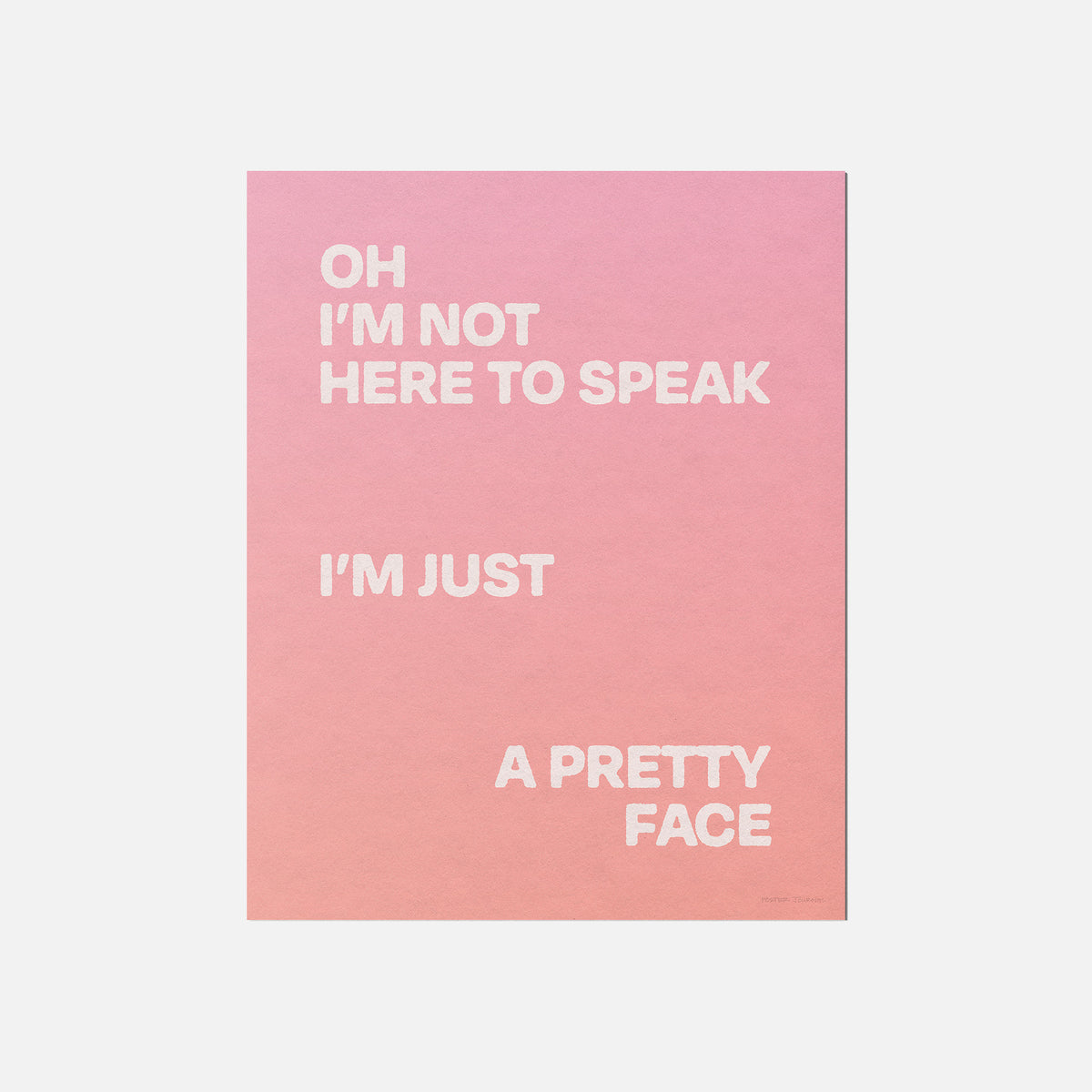 SPEAK PRINT