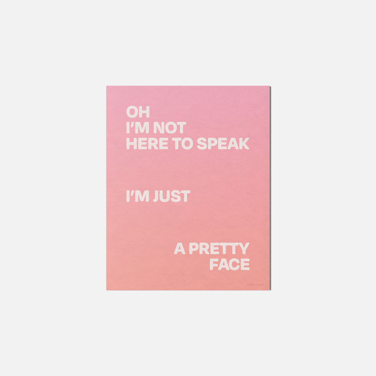 SPEAK PRINT