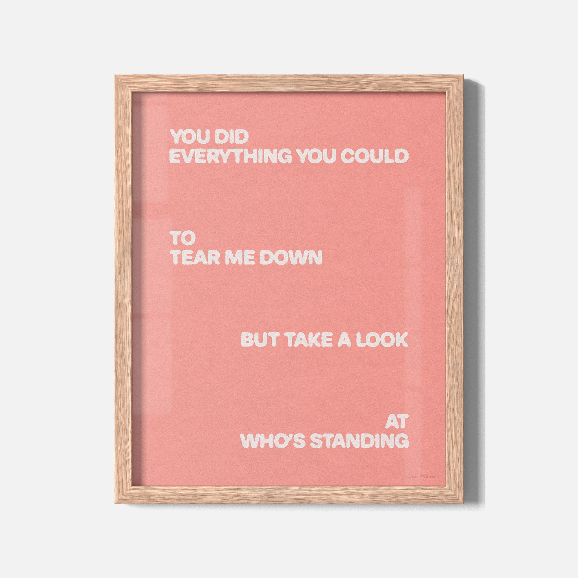 STANDING PRINT