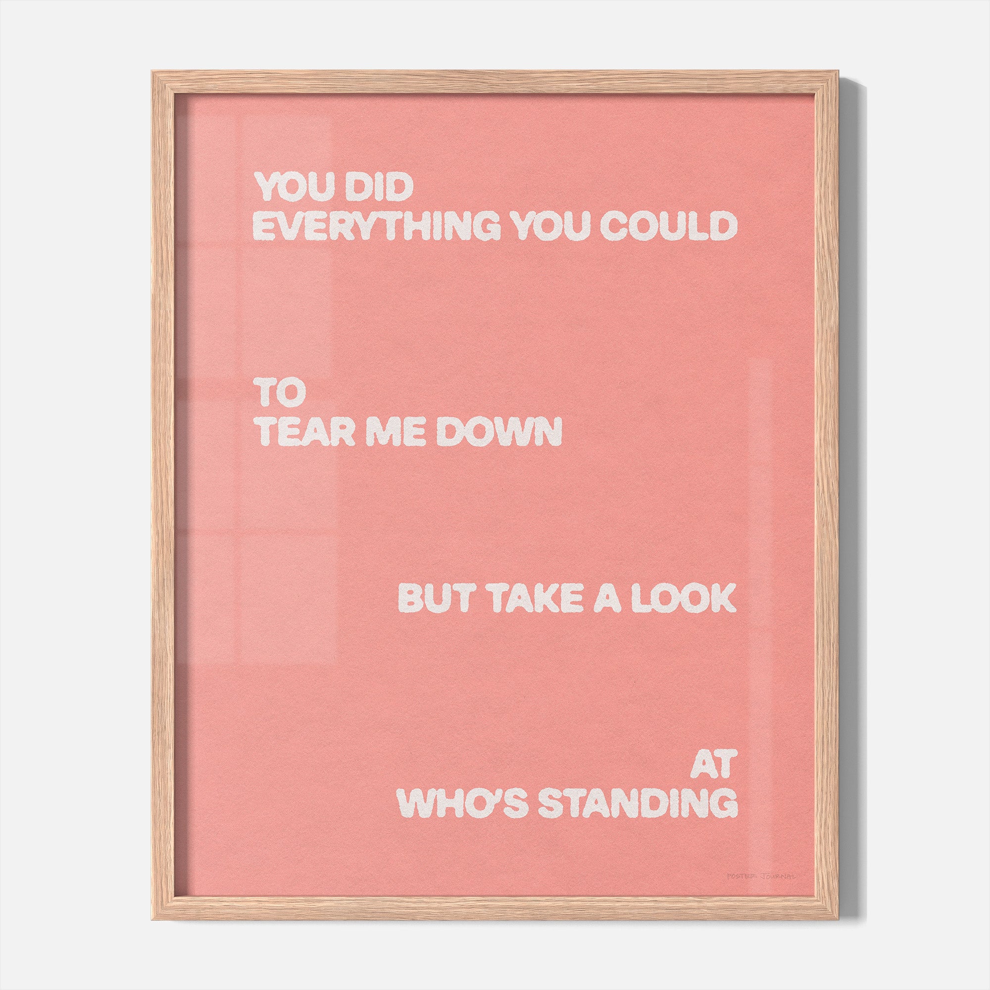 STANDING PRINT