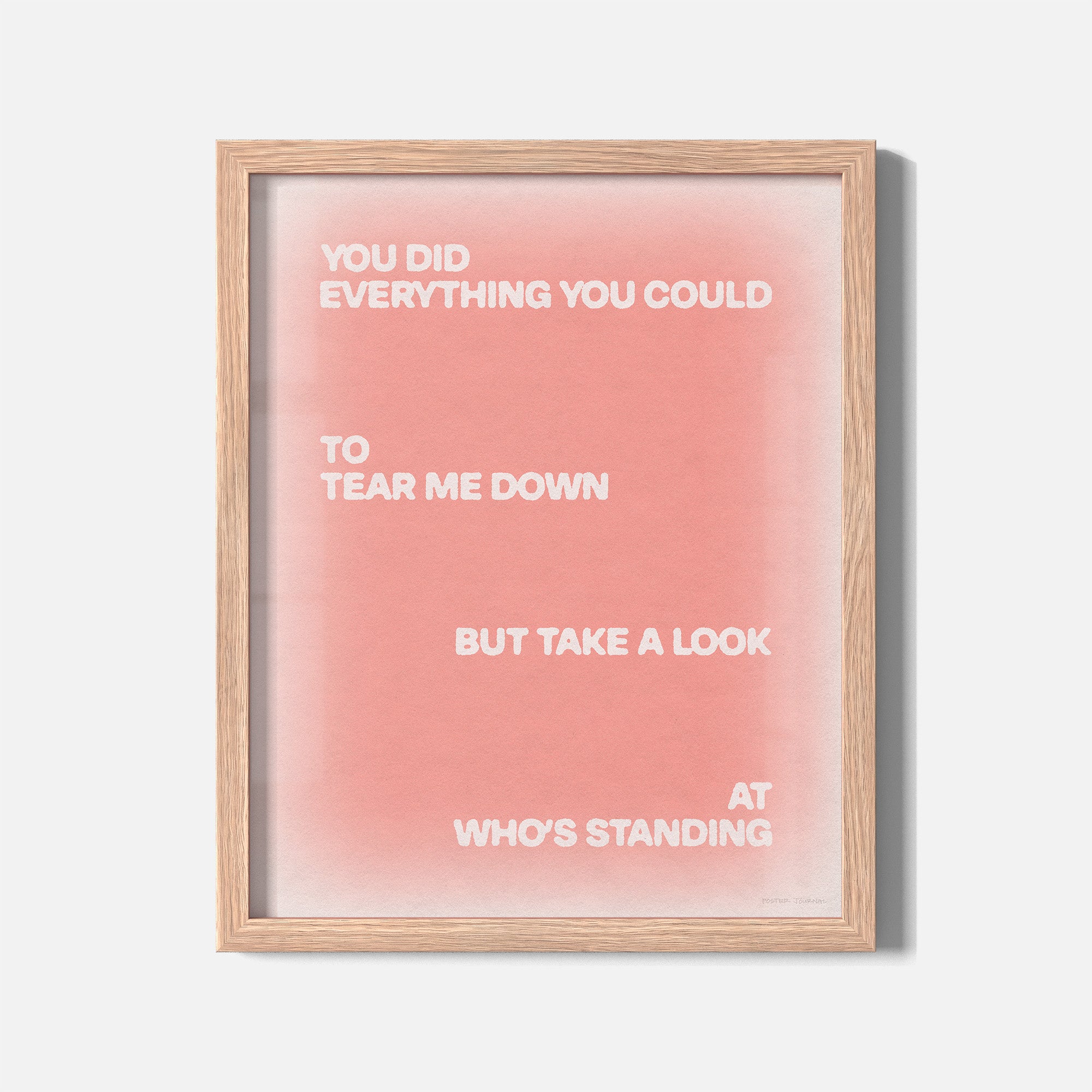 STANDING PRINT