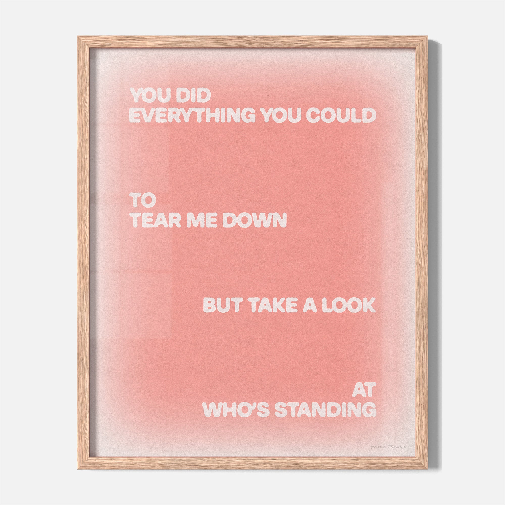 STANDING PRINT