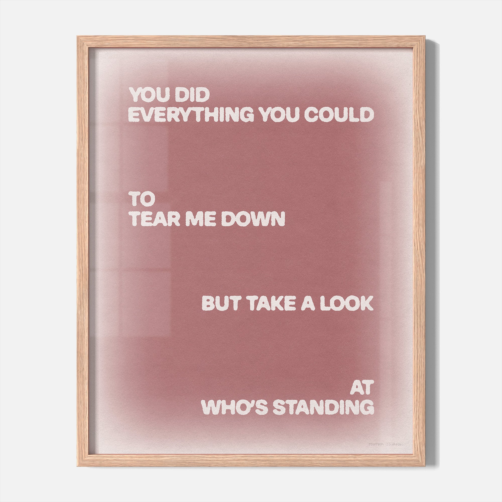 STANDING PRINT