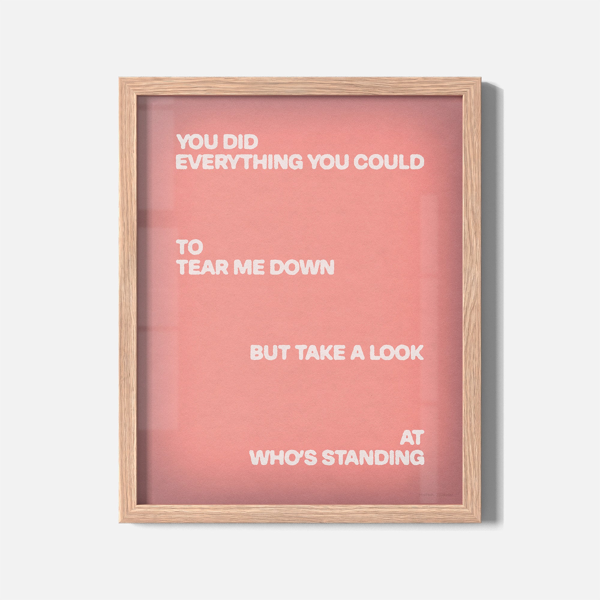 STANDING PRINT