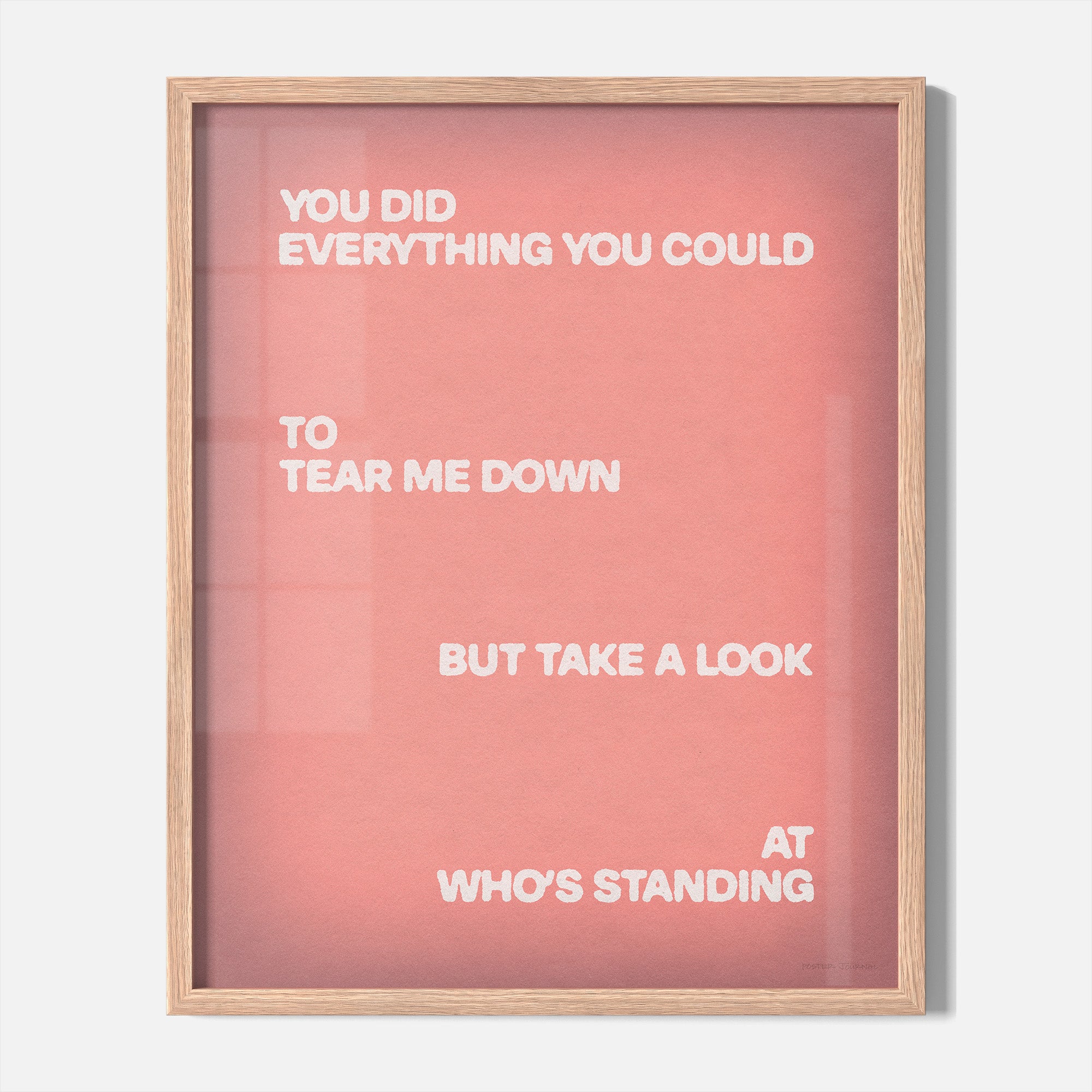 STANDING PRINT