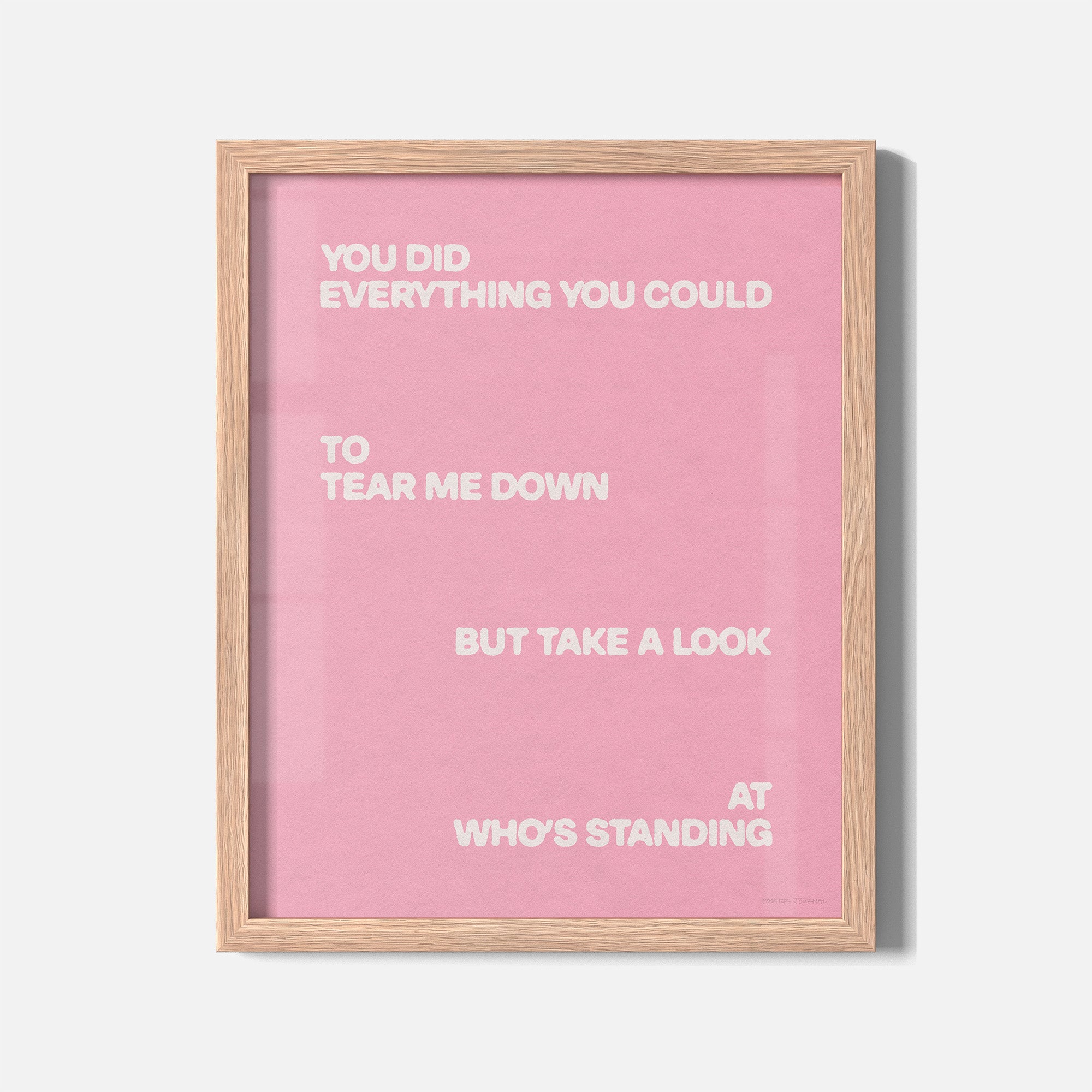 STANDING PRINT