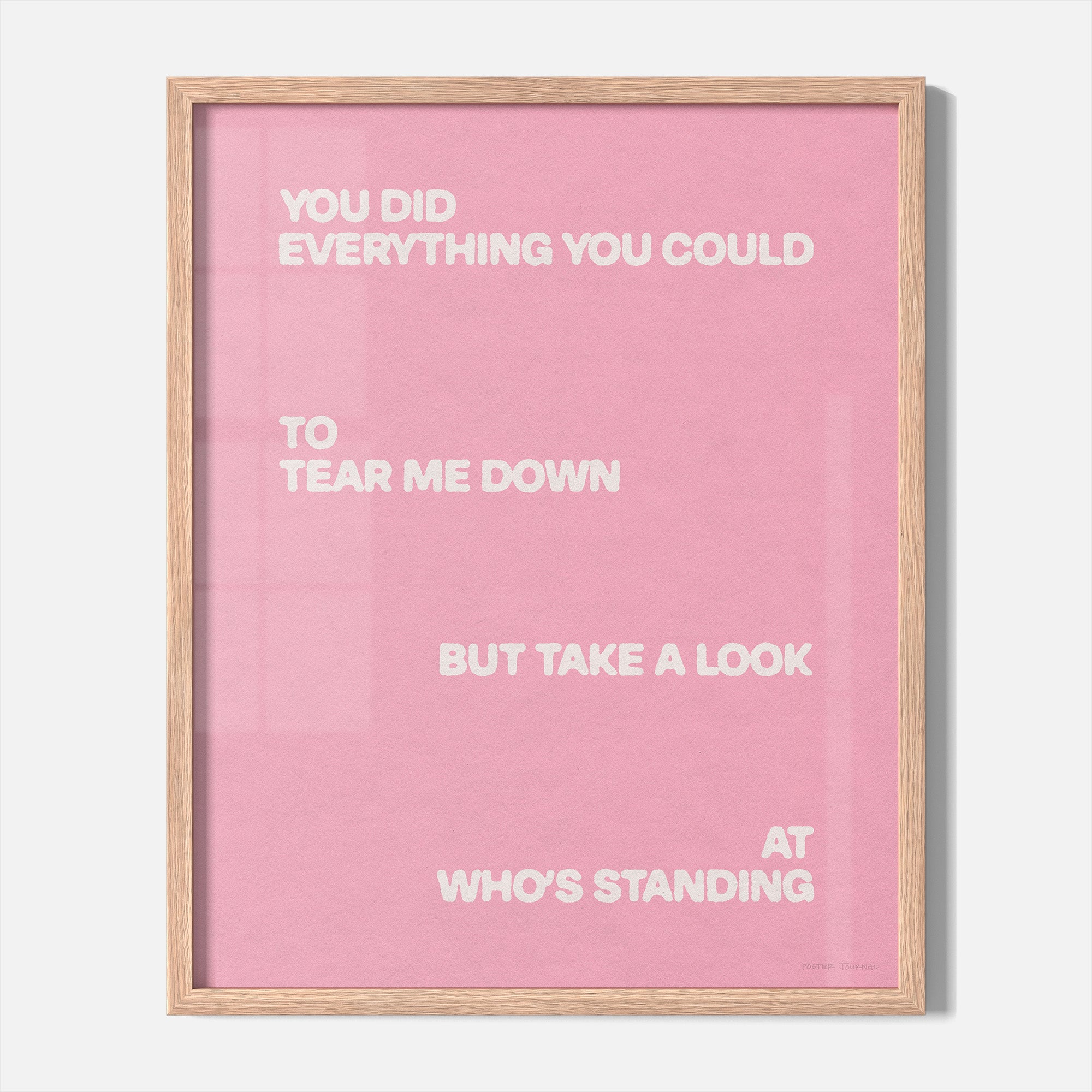STANDING PRINT