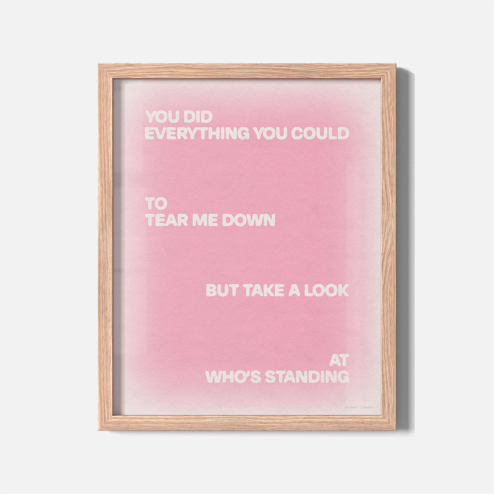 STANDING PRINT