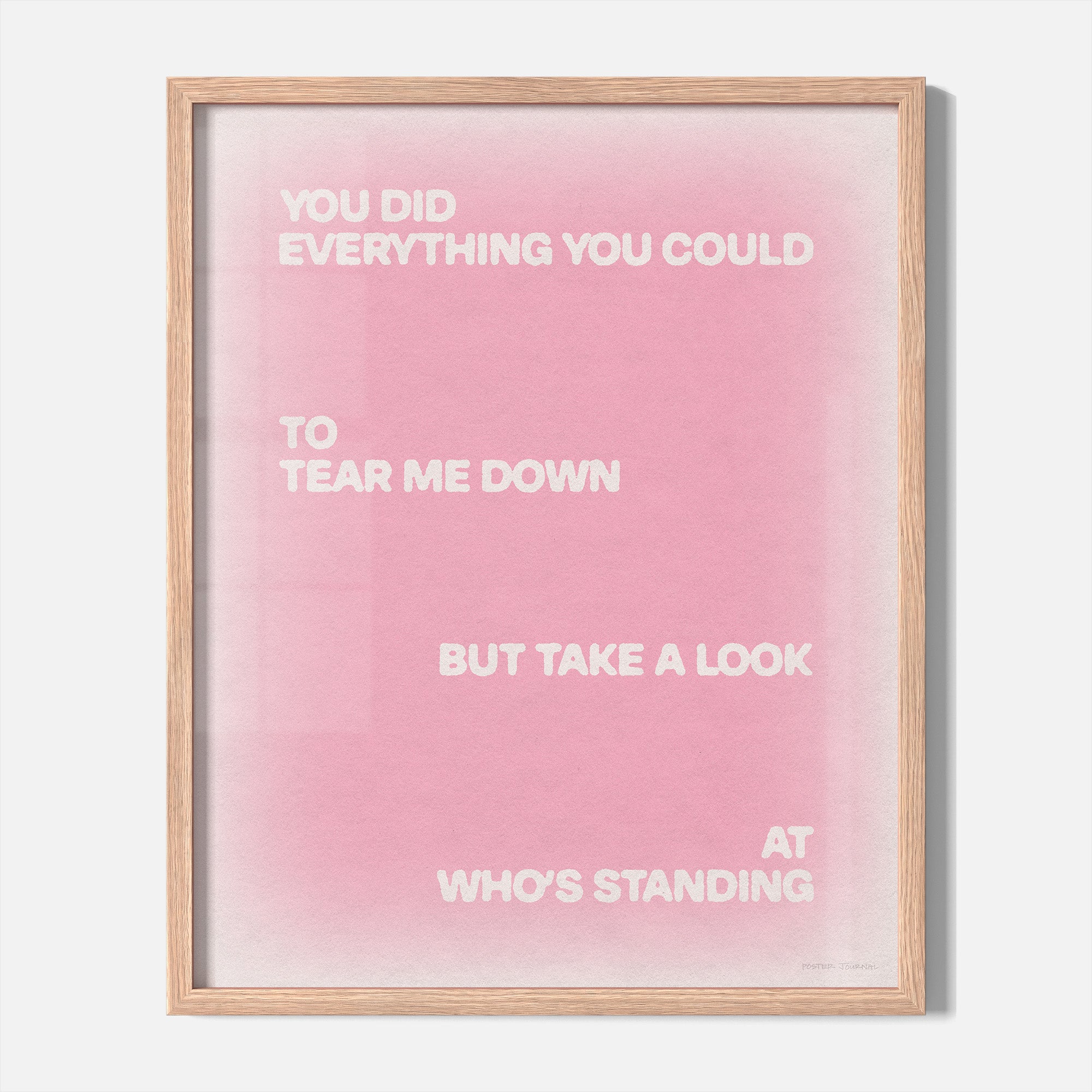 STANDING PRINT