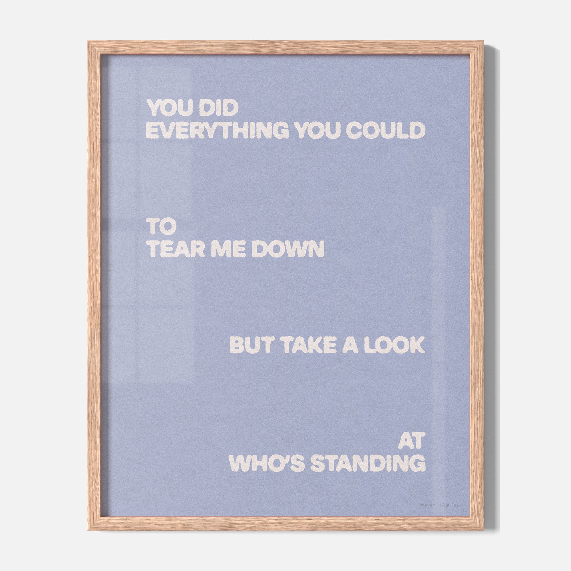 STANDING PRINT