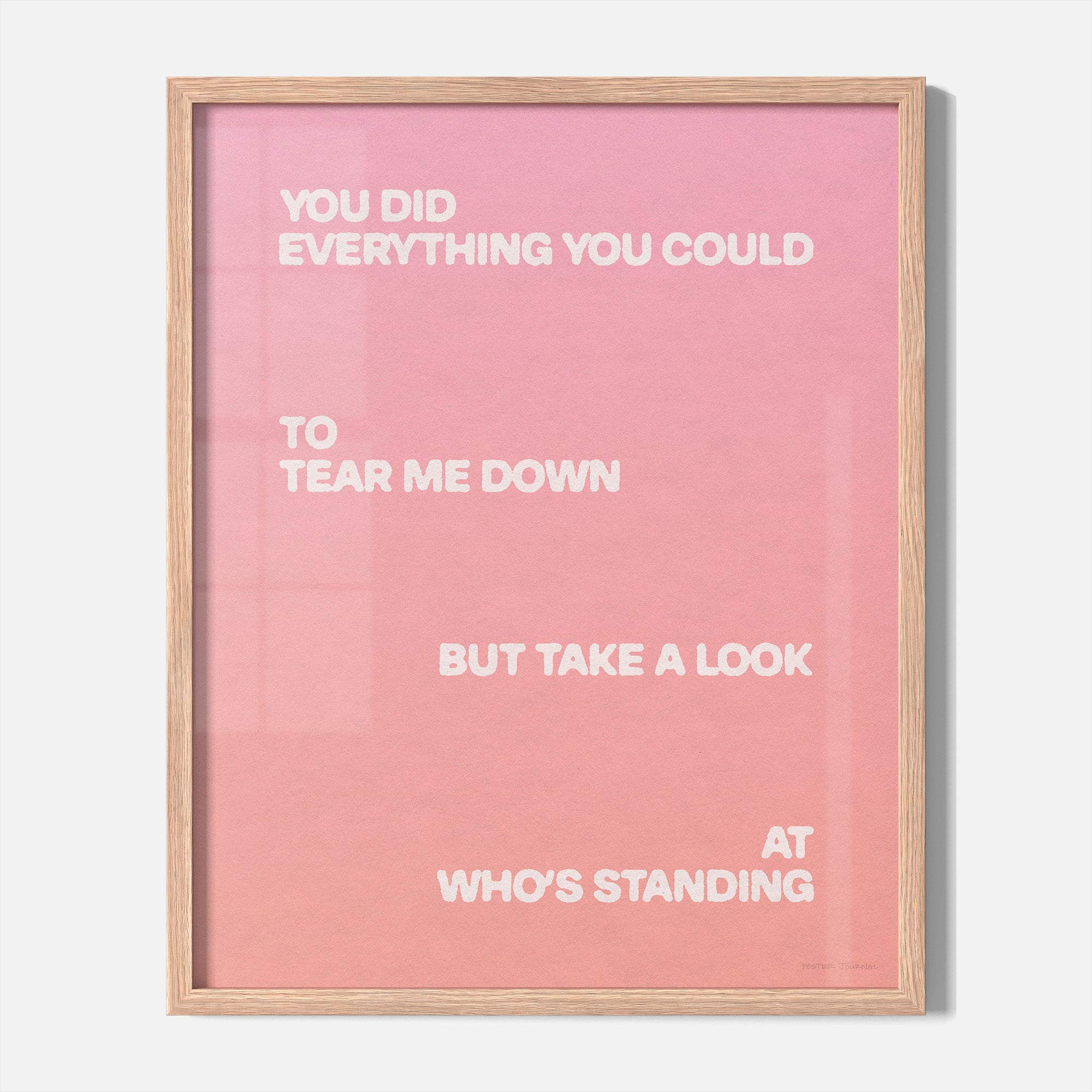 STANDING PRINT