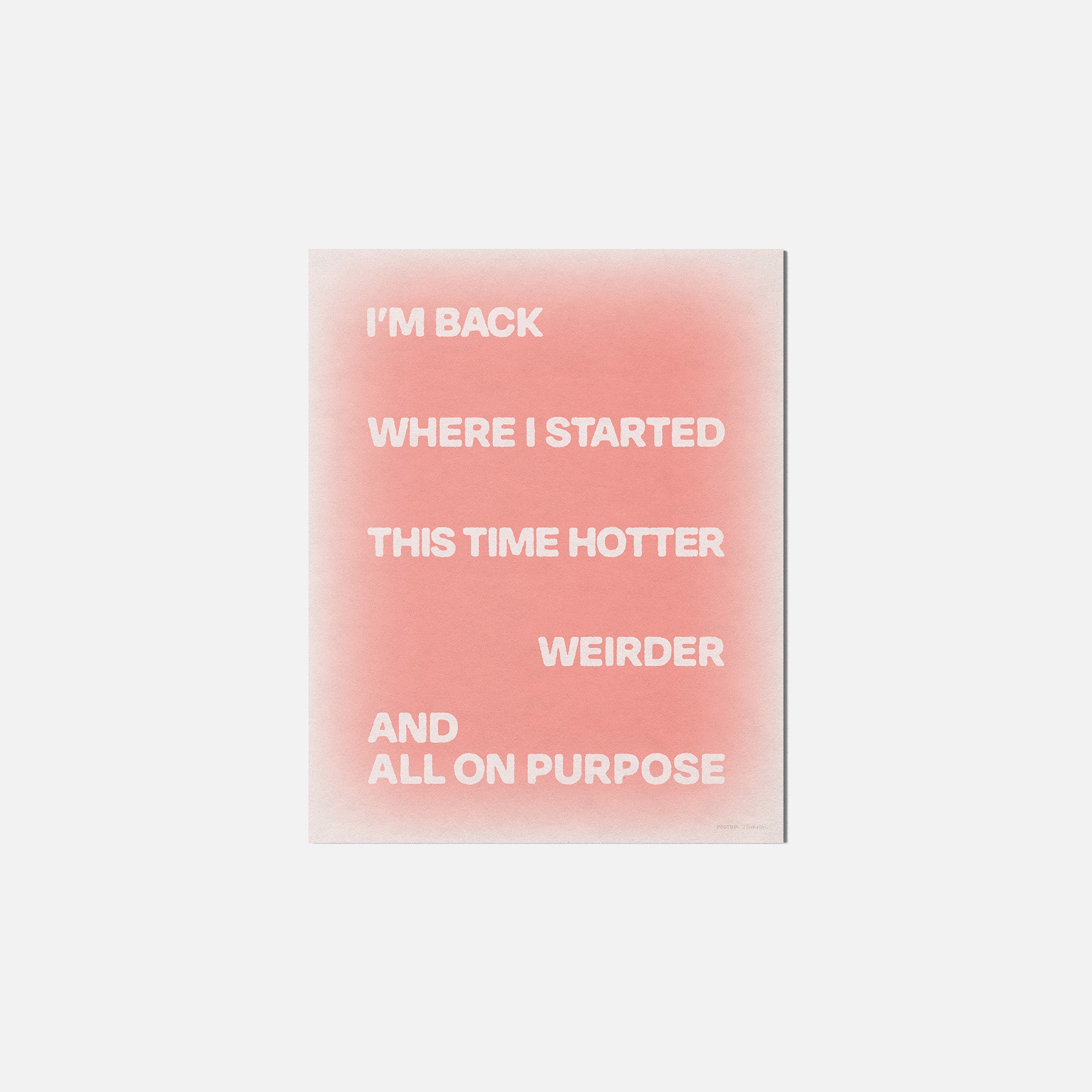 STARTED PRINT