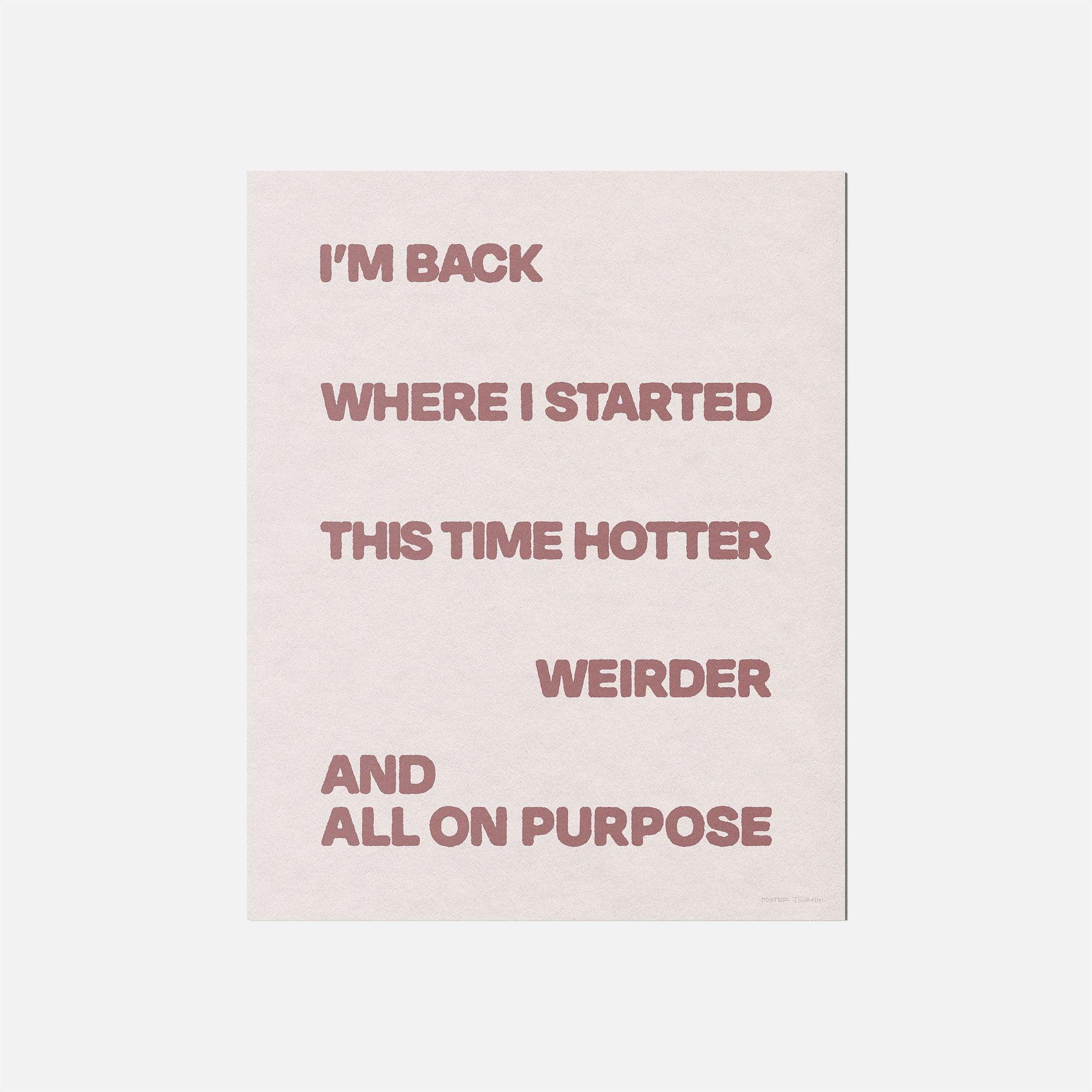 STARTED PRINT
