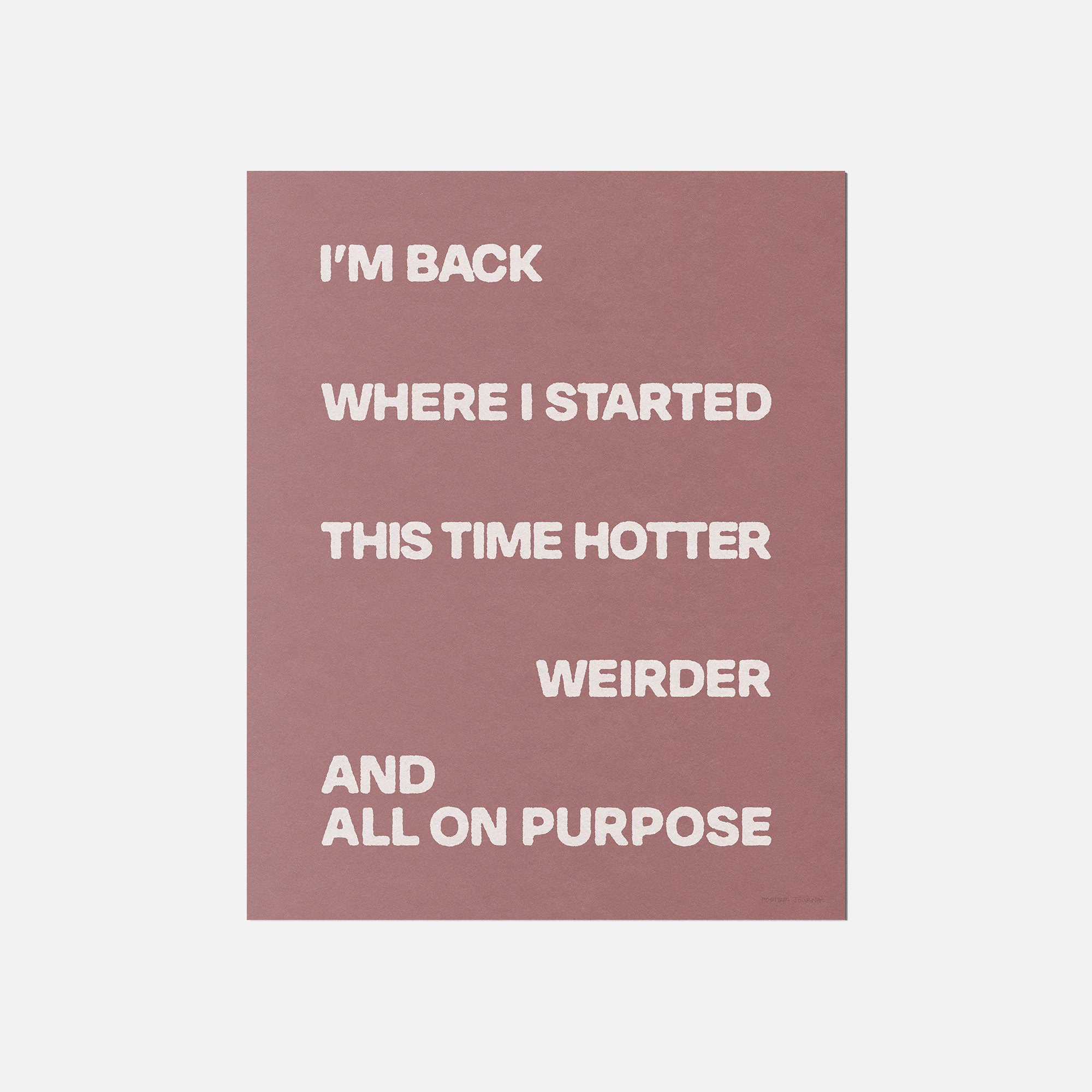 STARTED PRINT