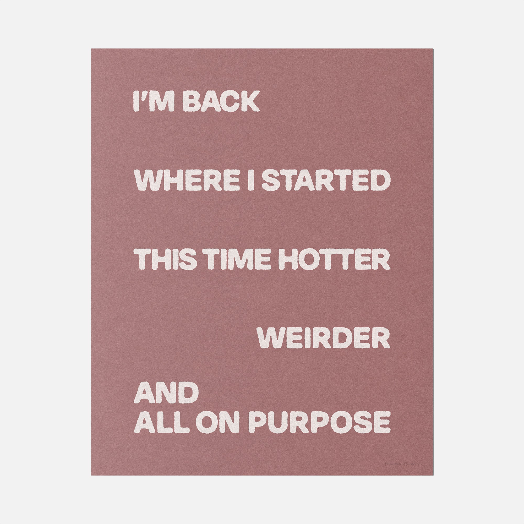 STARTED PRINT