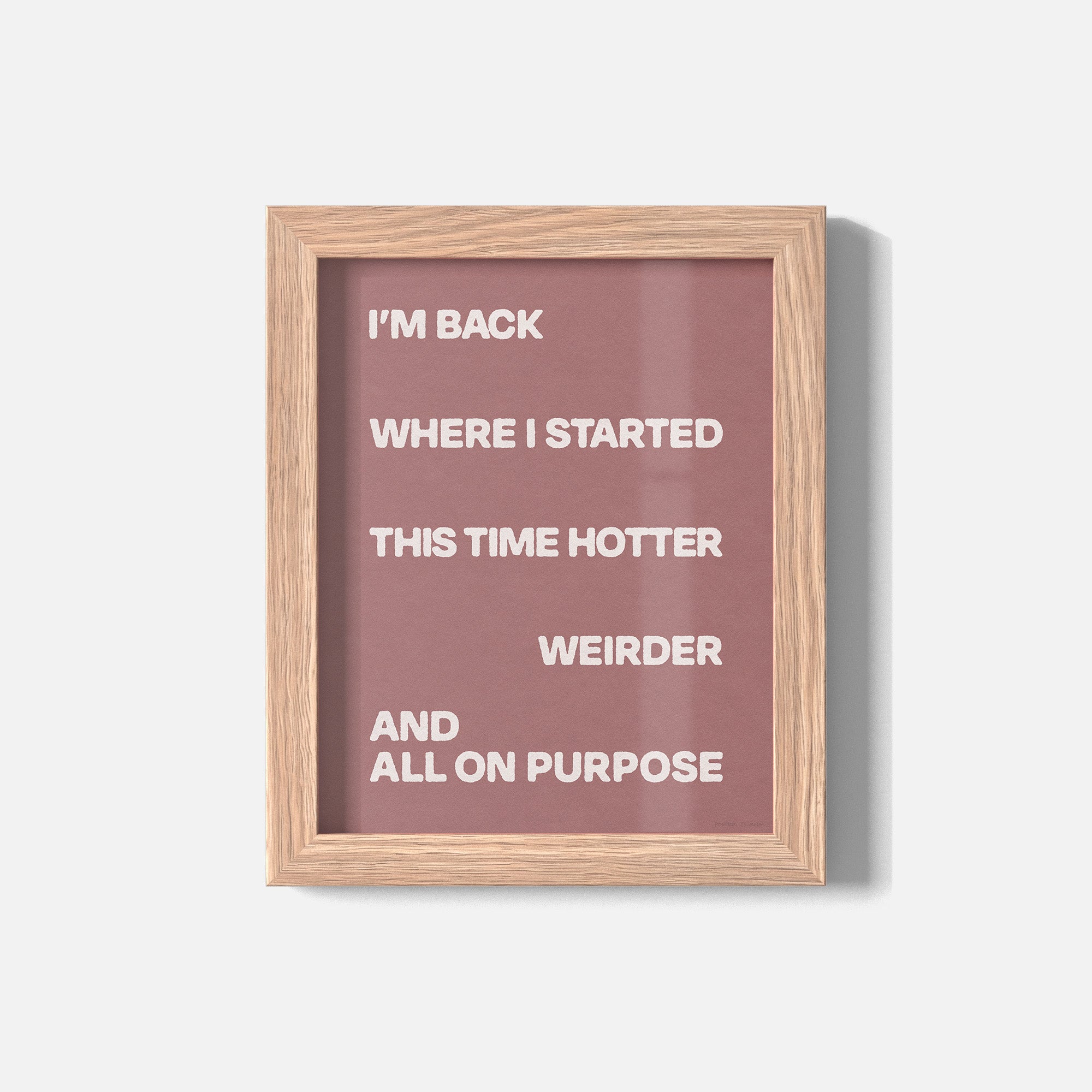 STARTED PRINT