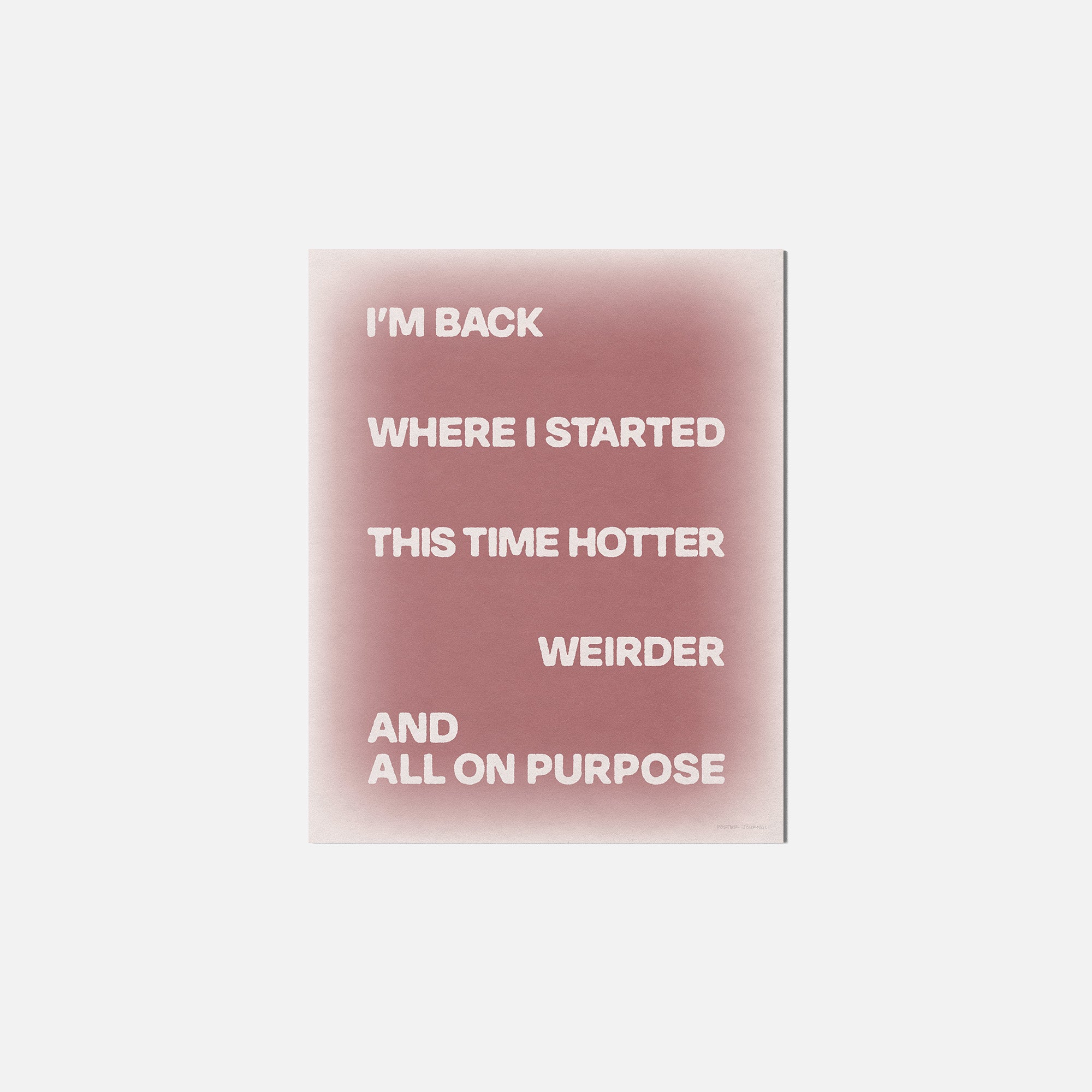 STARTED PRINT