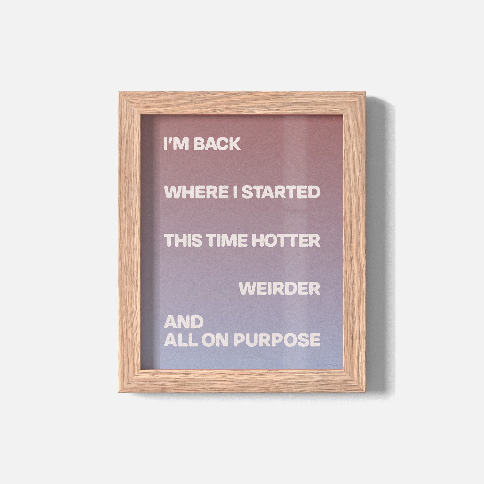 STARTED PRINT