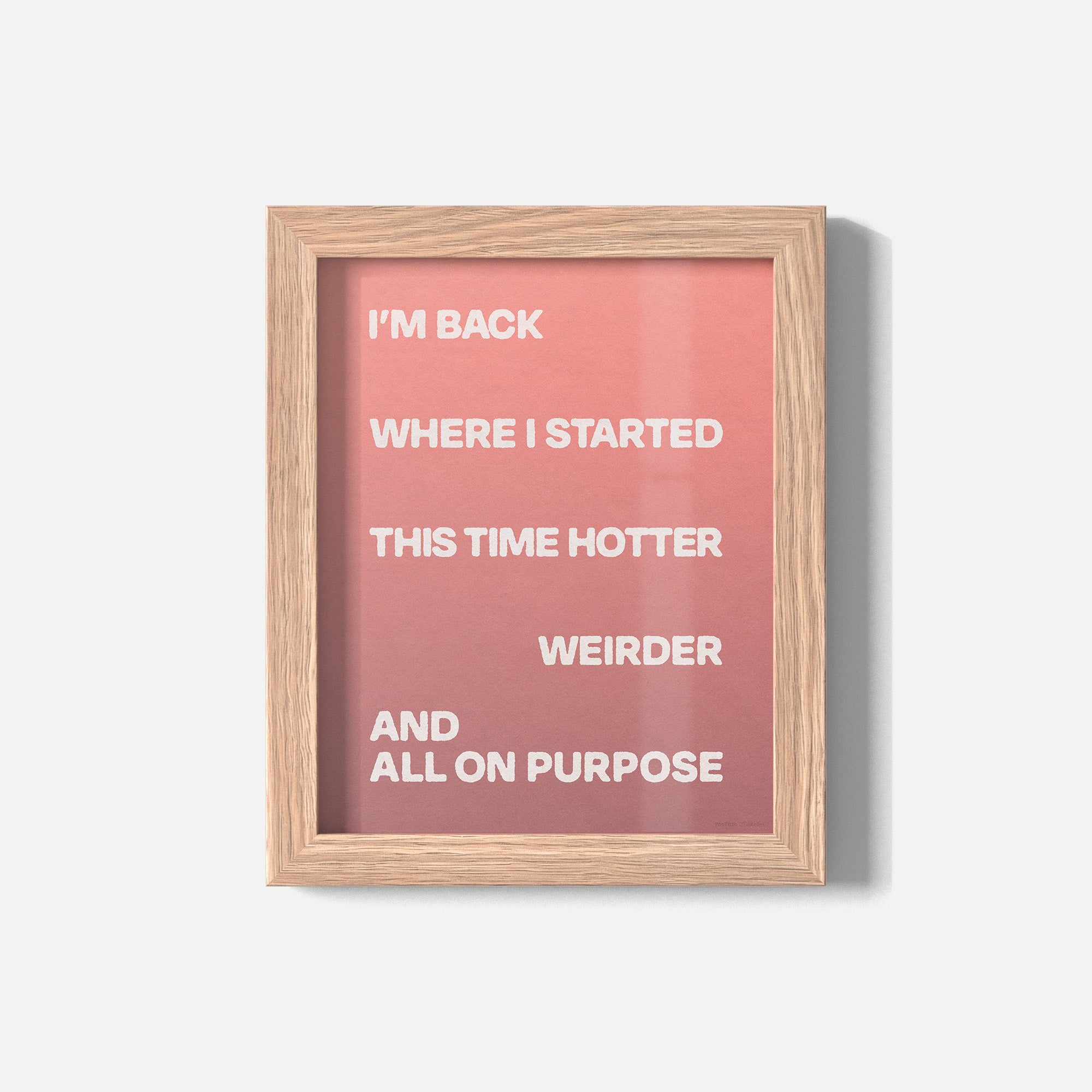 STARTED PRINT