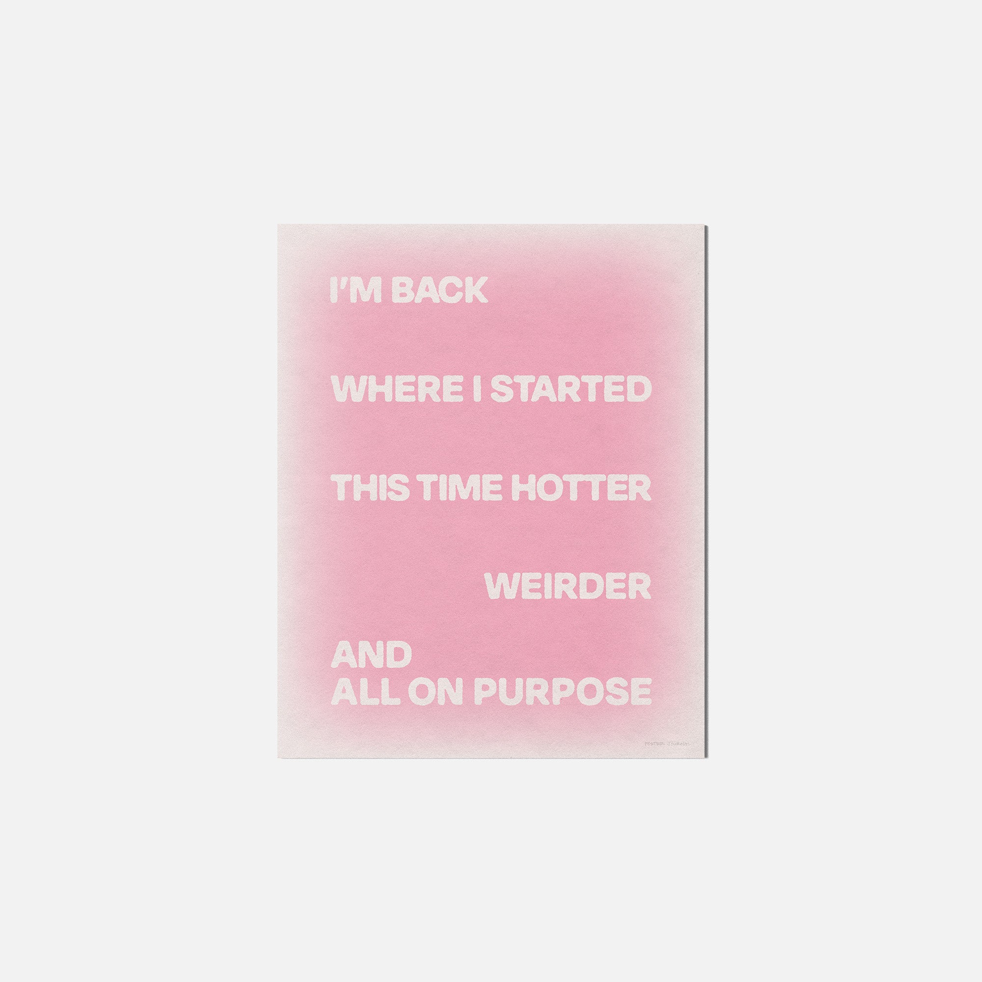 STARTED PRINT