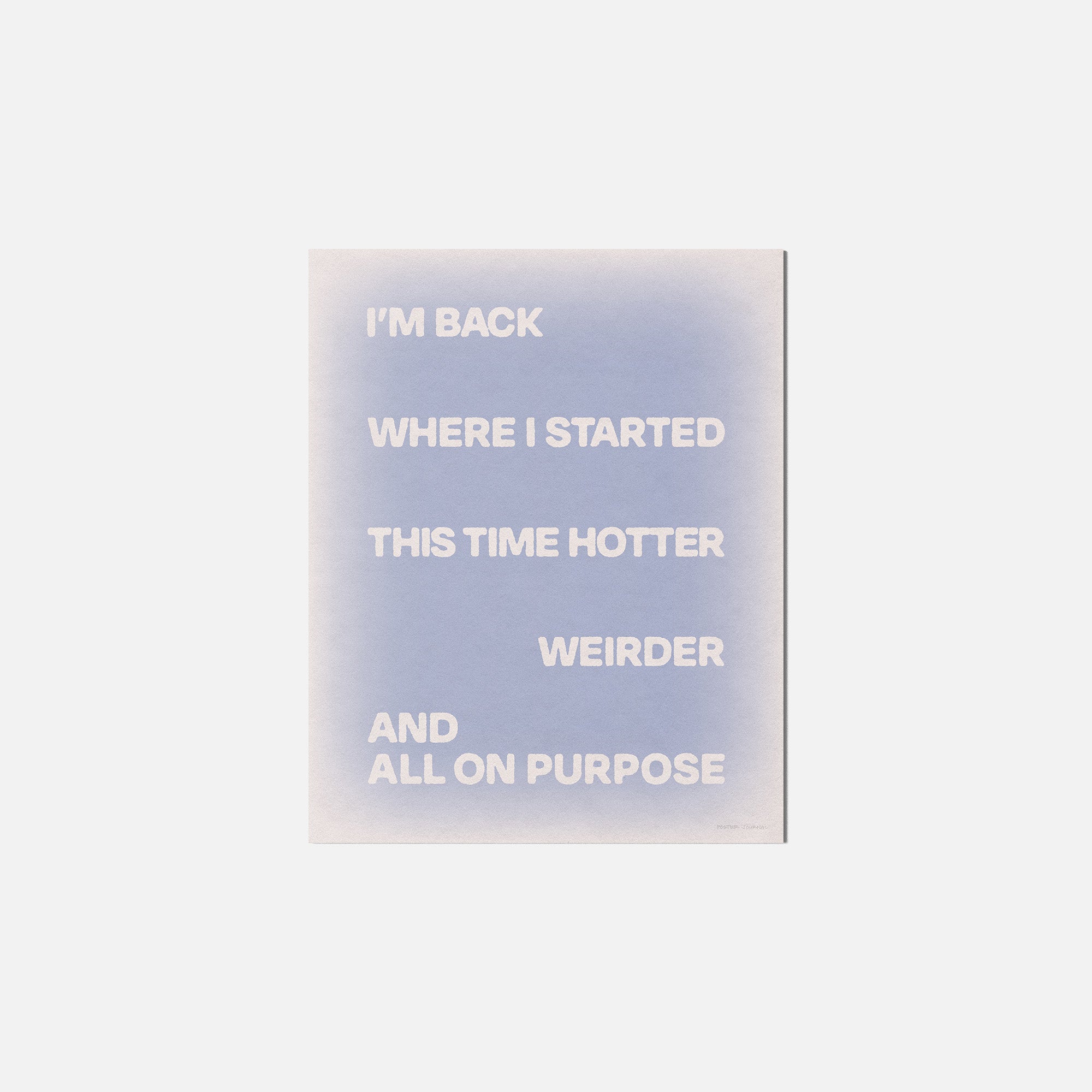 STARTED PRINT