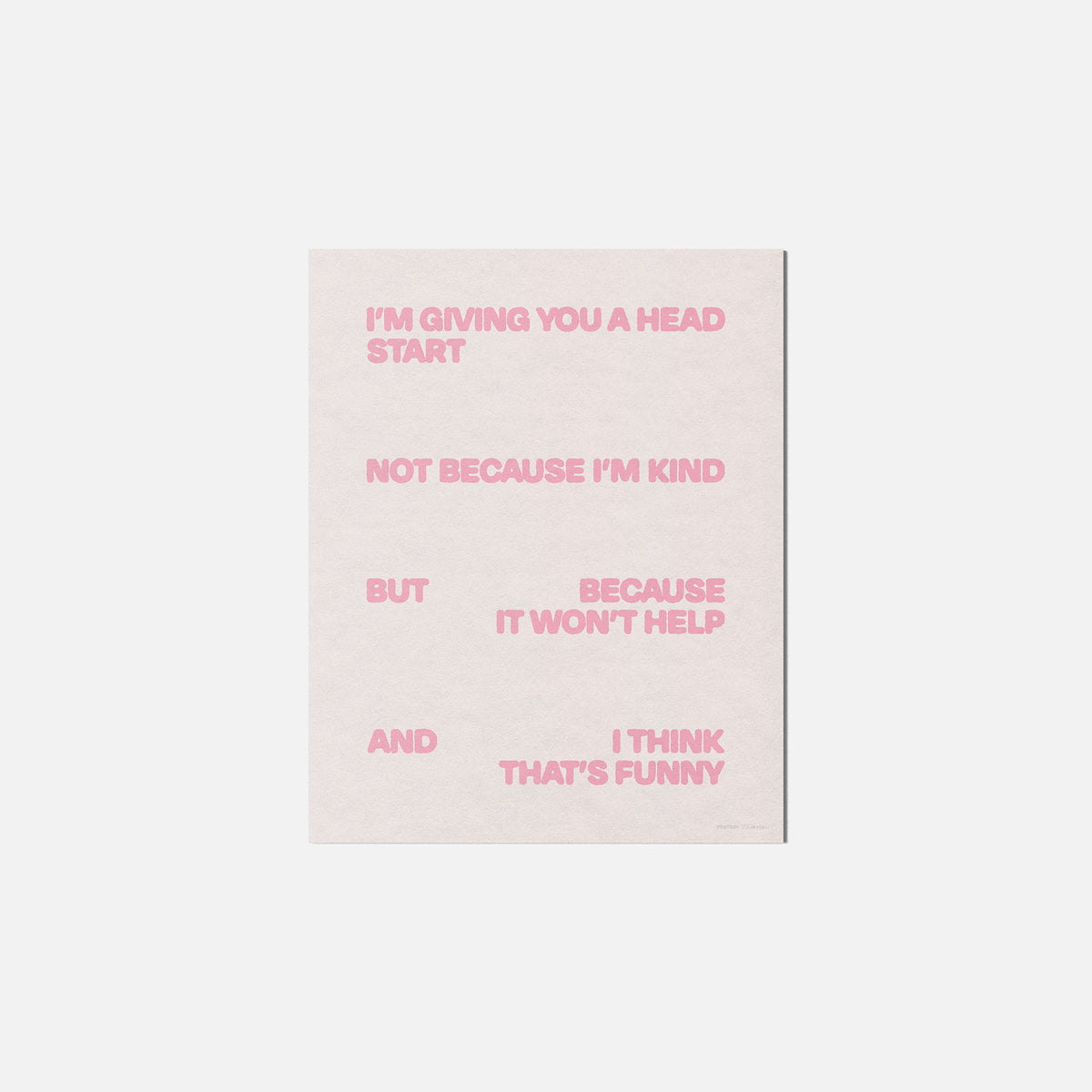 START PRINT