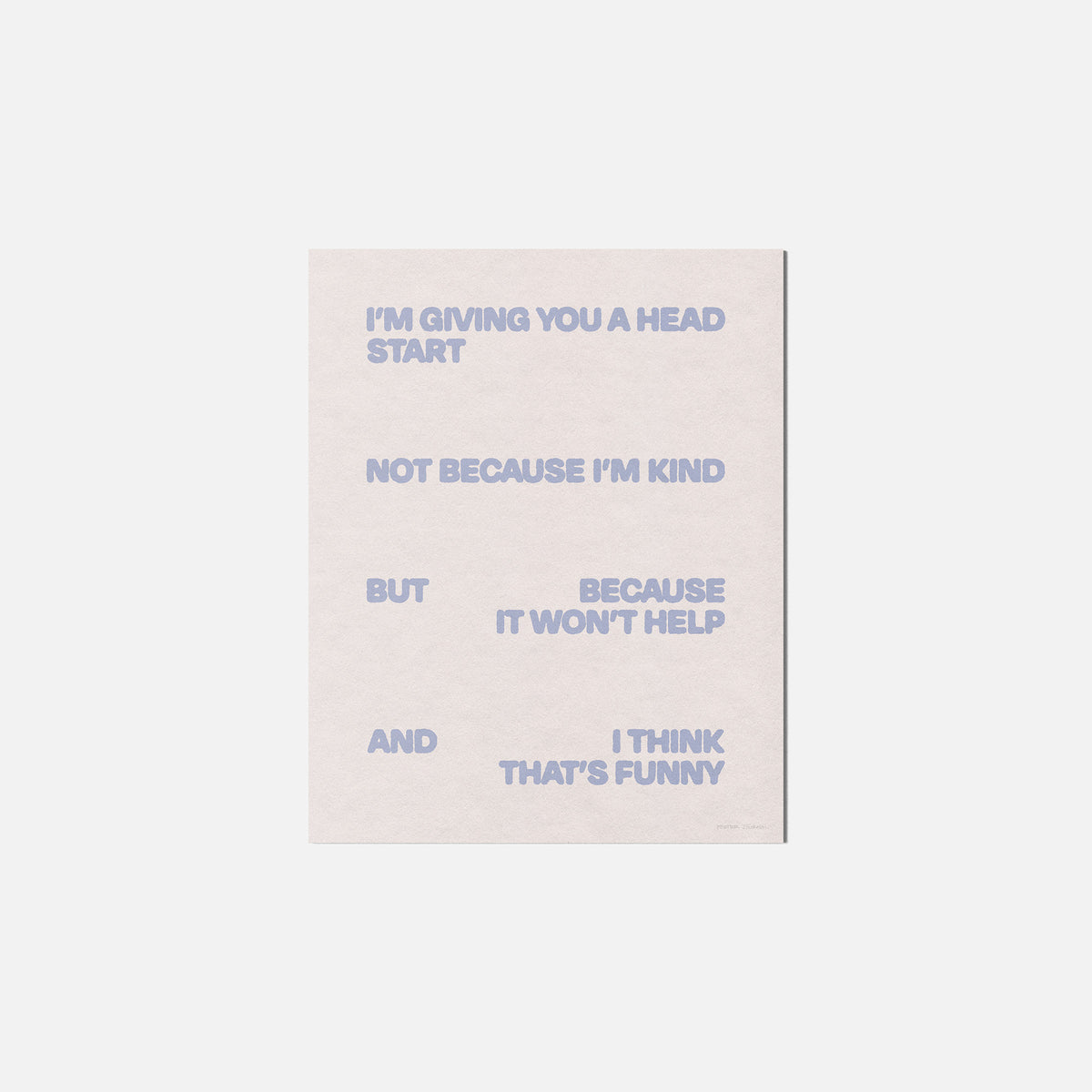 START PRINT