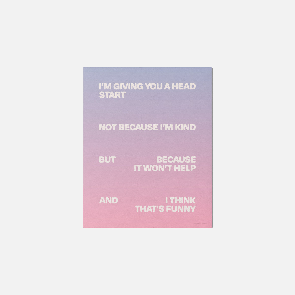 START PRINT