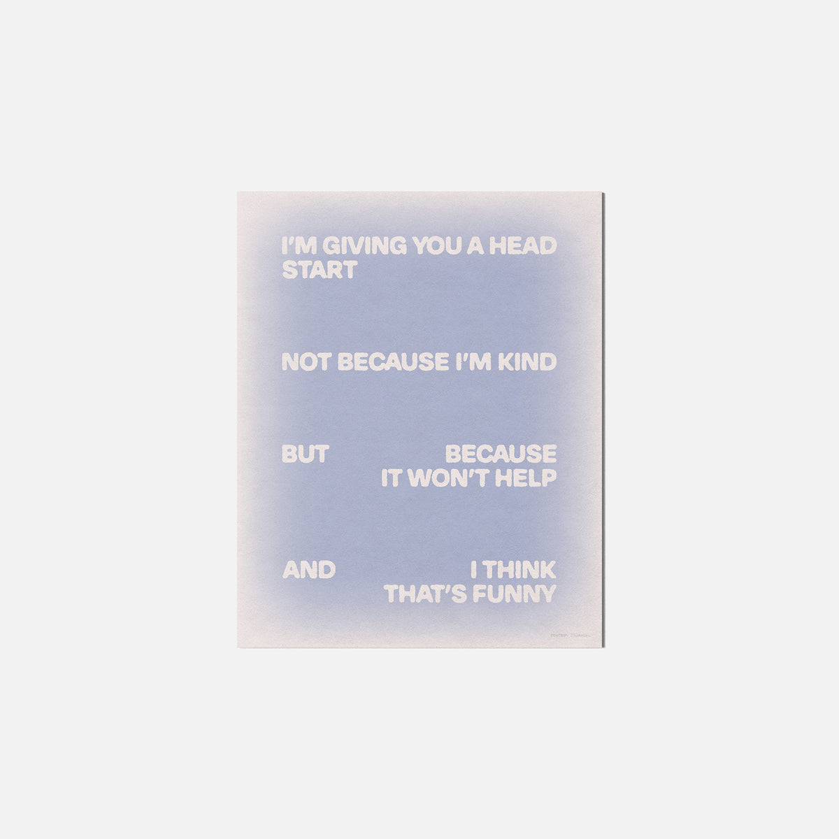 START PRINT