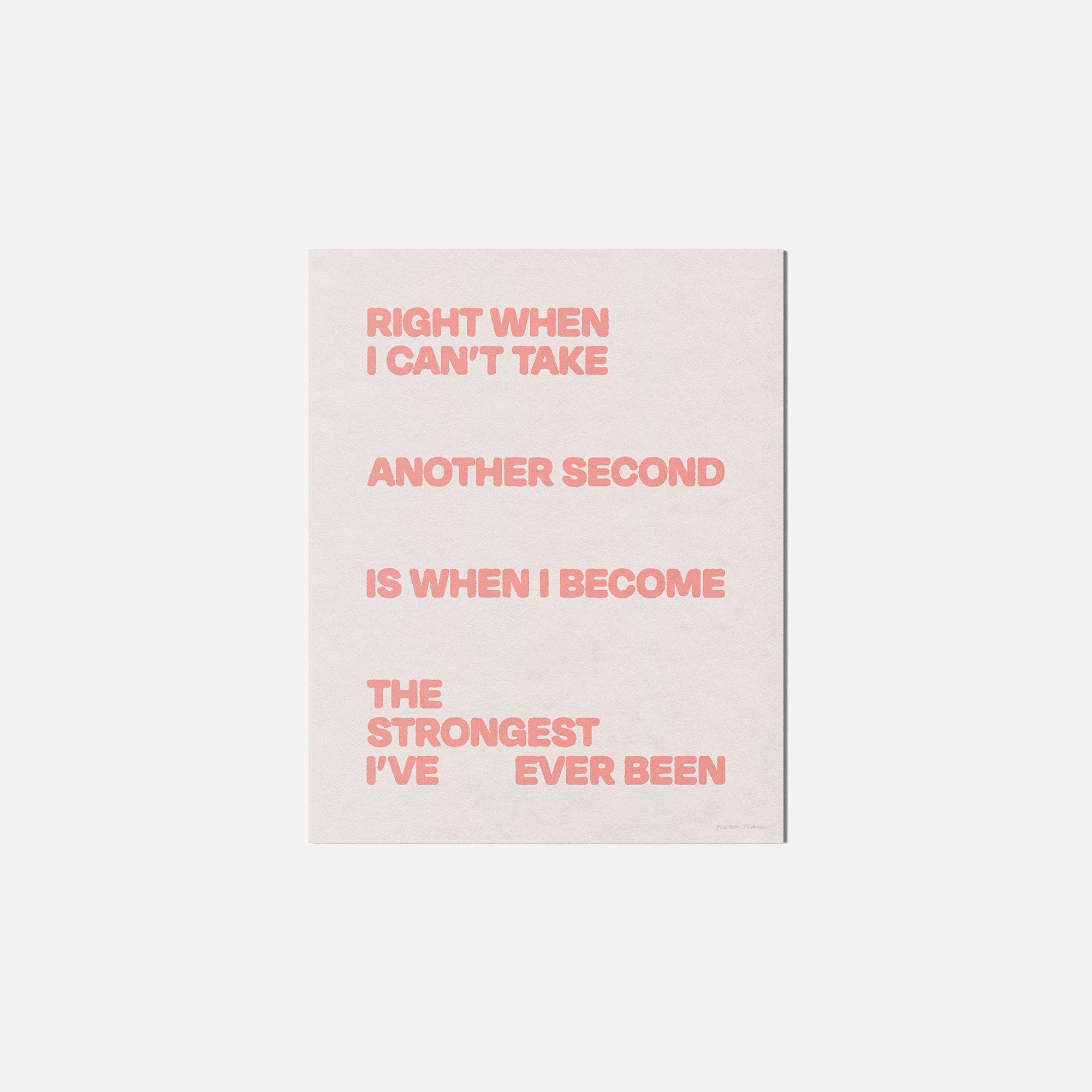 STRONGEST PRINT