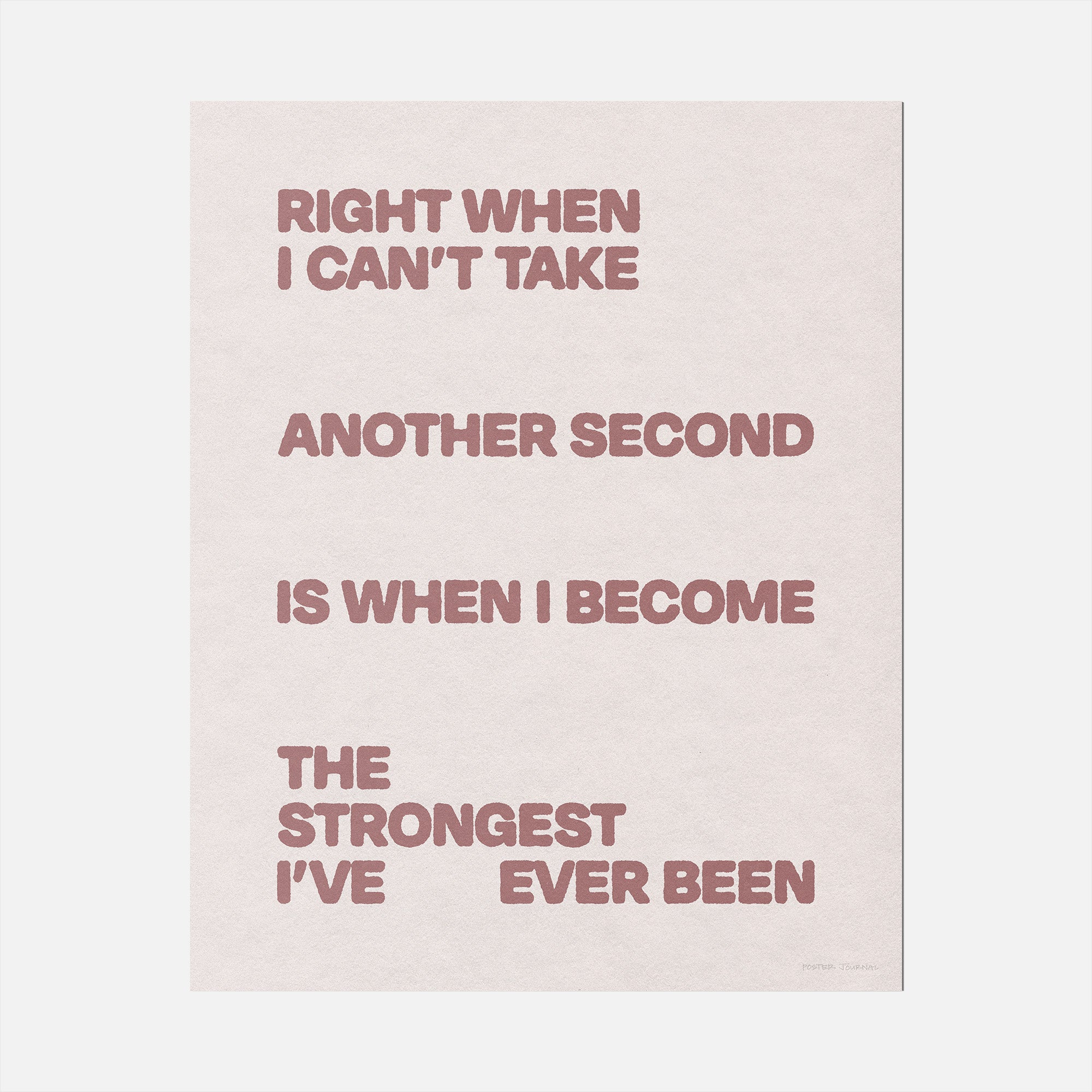 STRONGEST PRINT