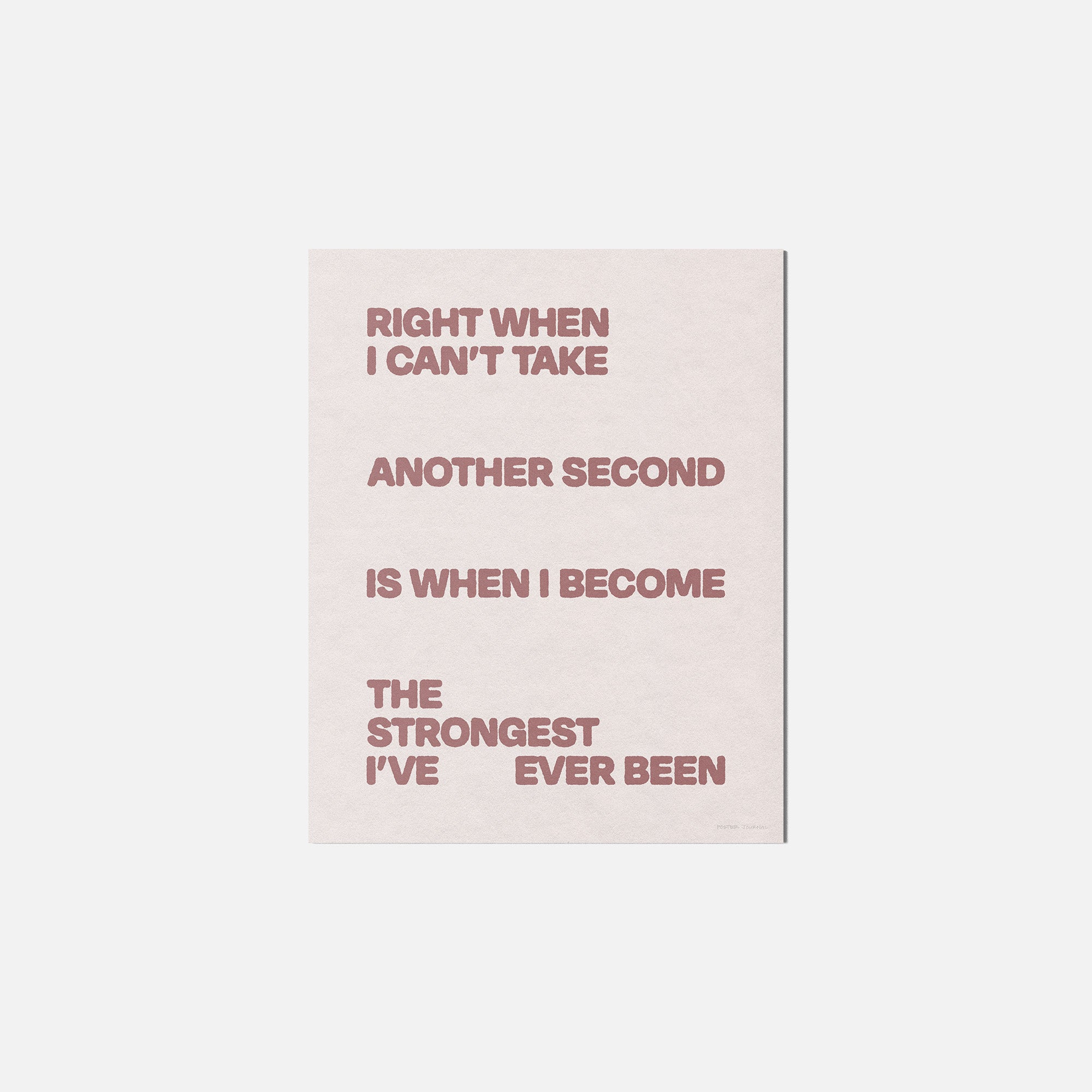 STRONGEST PRINT