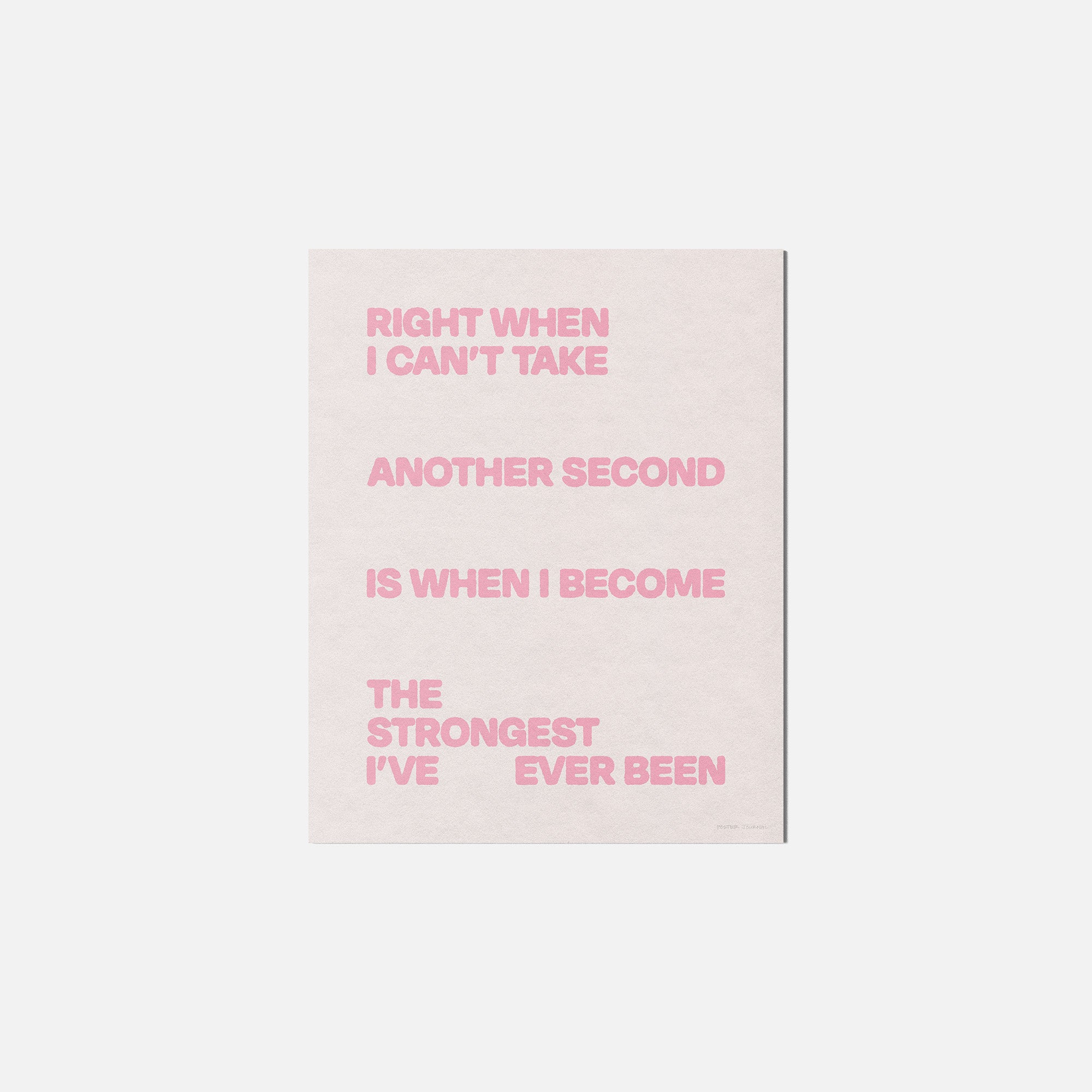 STRONGEST PRINT