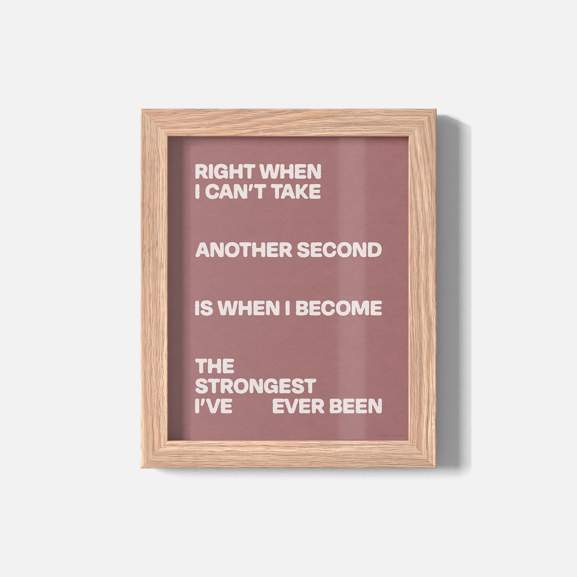 STRONGEST PRINT