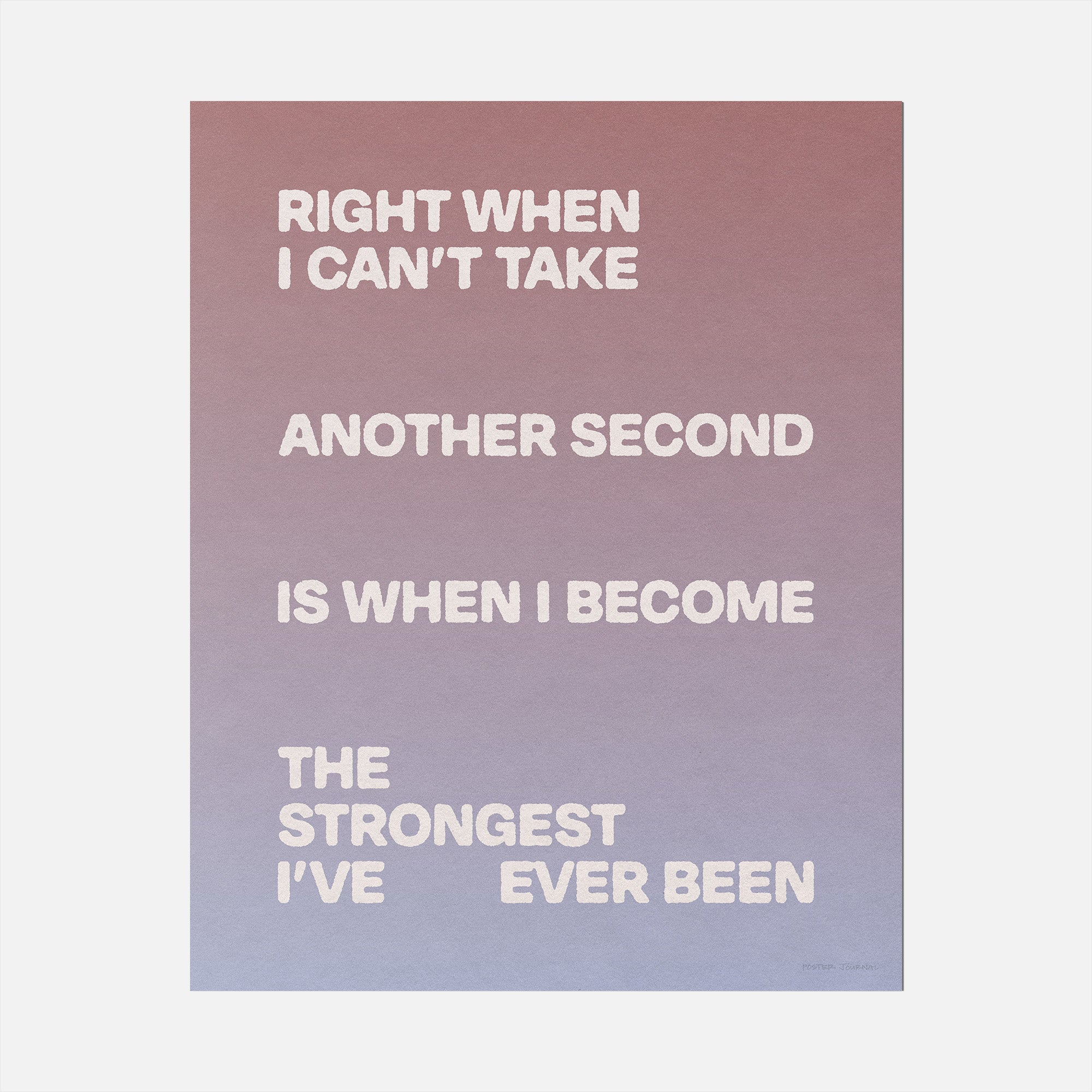 STRONGEST PRINT