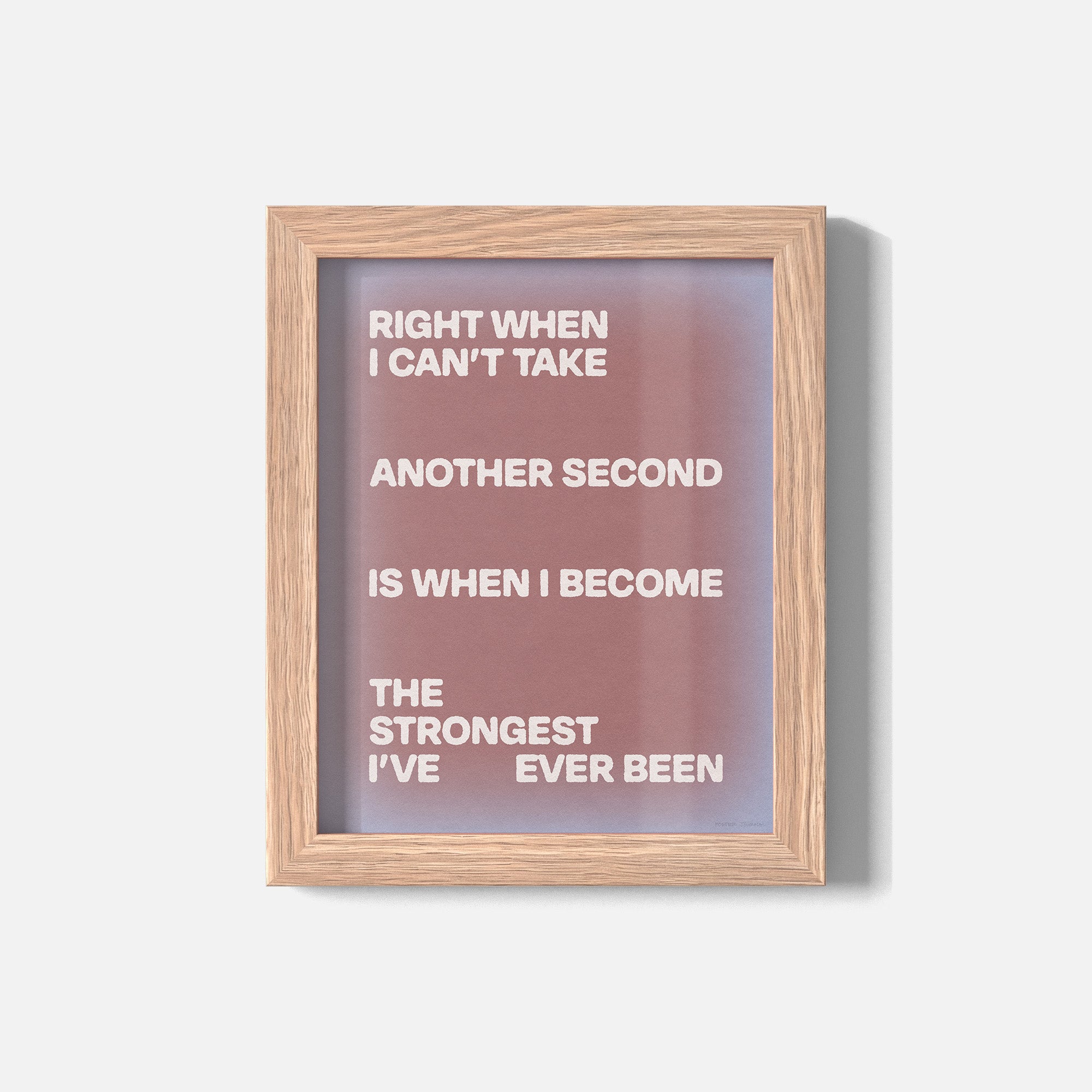 STRONGEST PRINT