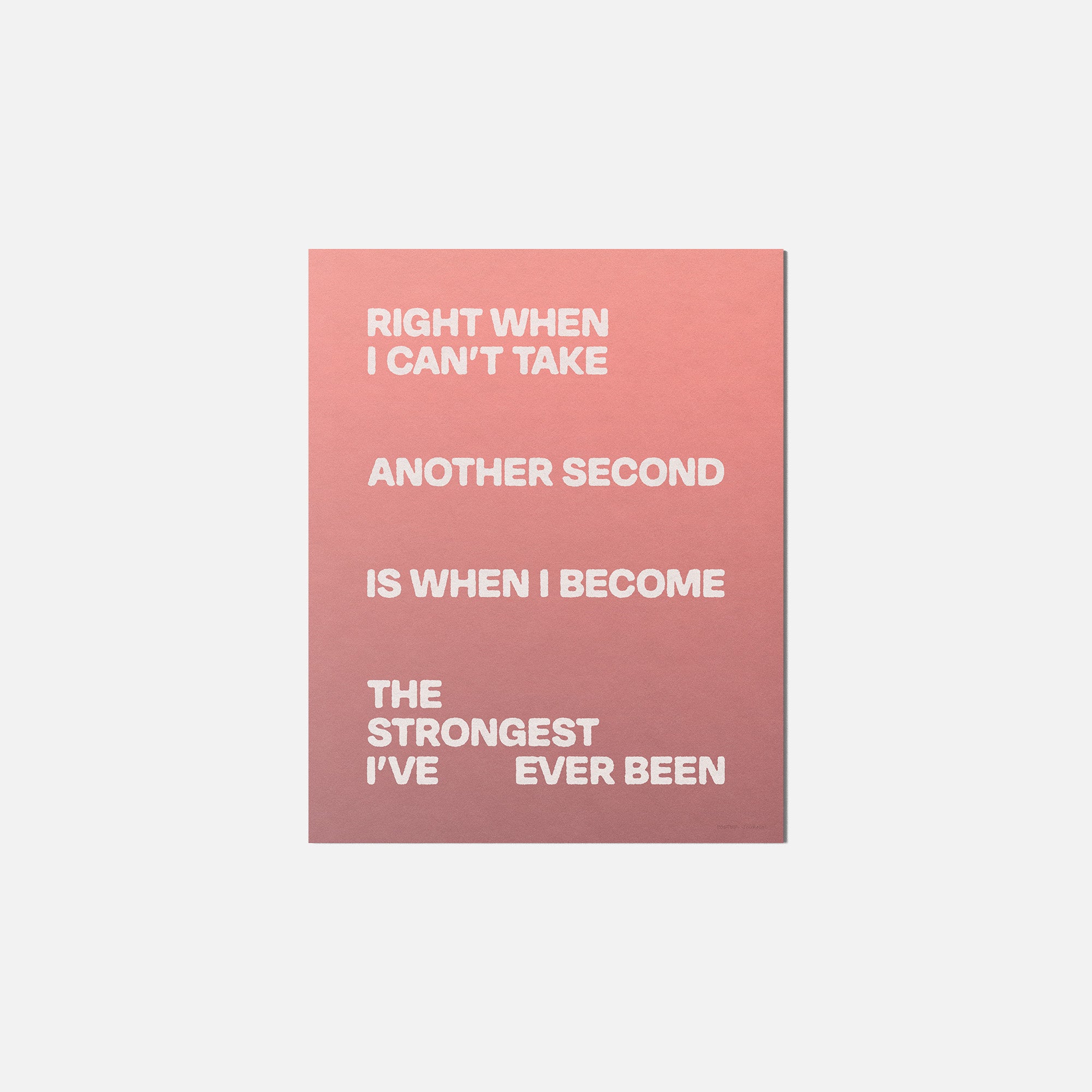 STRONGEST PRINT